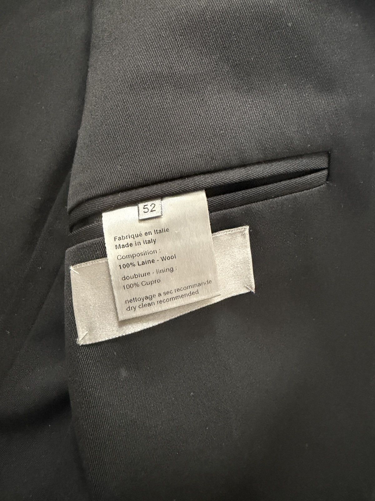 Dior Dior Hedi Slimane S/S 05 Runway Jacket Size 52S - 2 Thumbnail