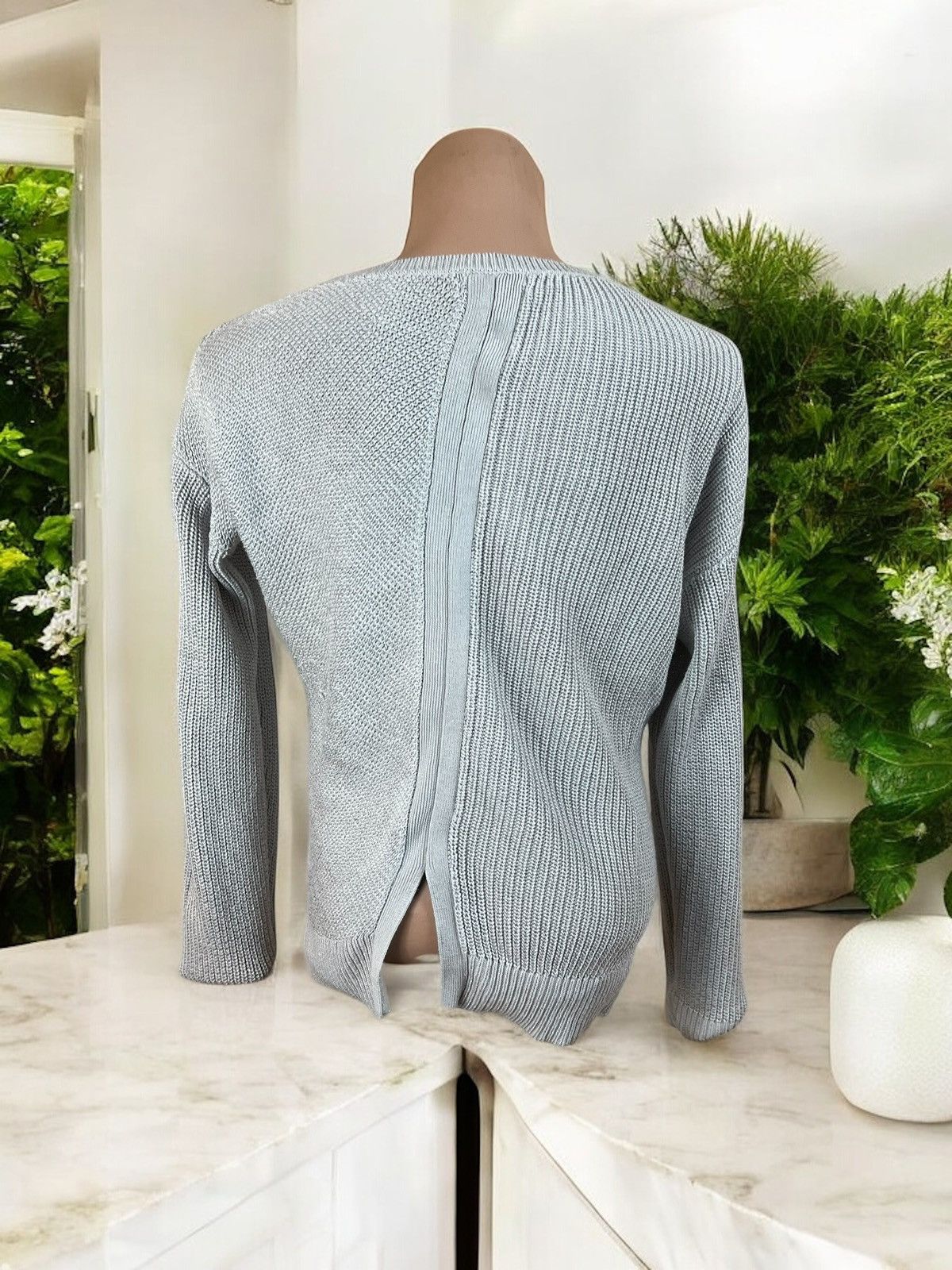 Calvin Klein Calvin Klein Grey Sweater size L Size L / US 10 / IT 46 - 3 Thumbnail