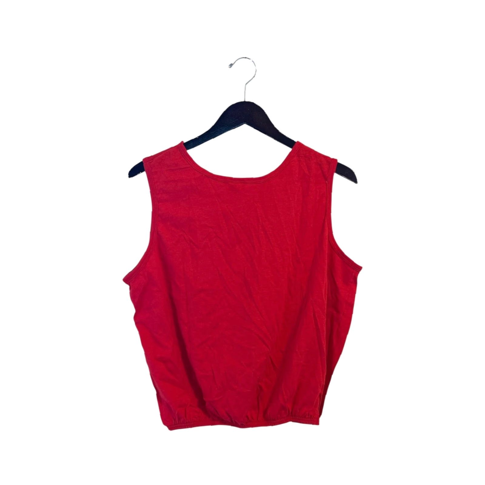 Vintage VINTAGE Don Alleson Cropped Tank Womens Large 90s Red Deadstock NWOT USA Made Tank Top Ladies M L Womens Mens Size L / US 10 / IT 46 - 6 Thumbnail