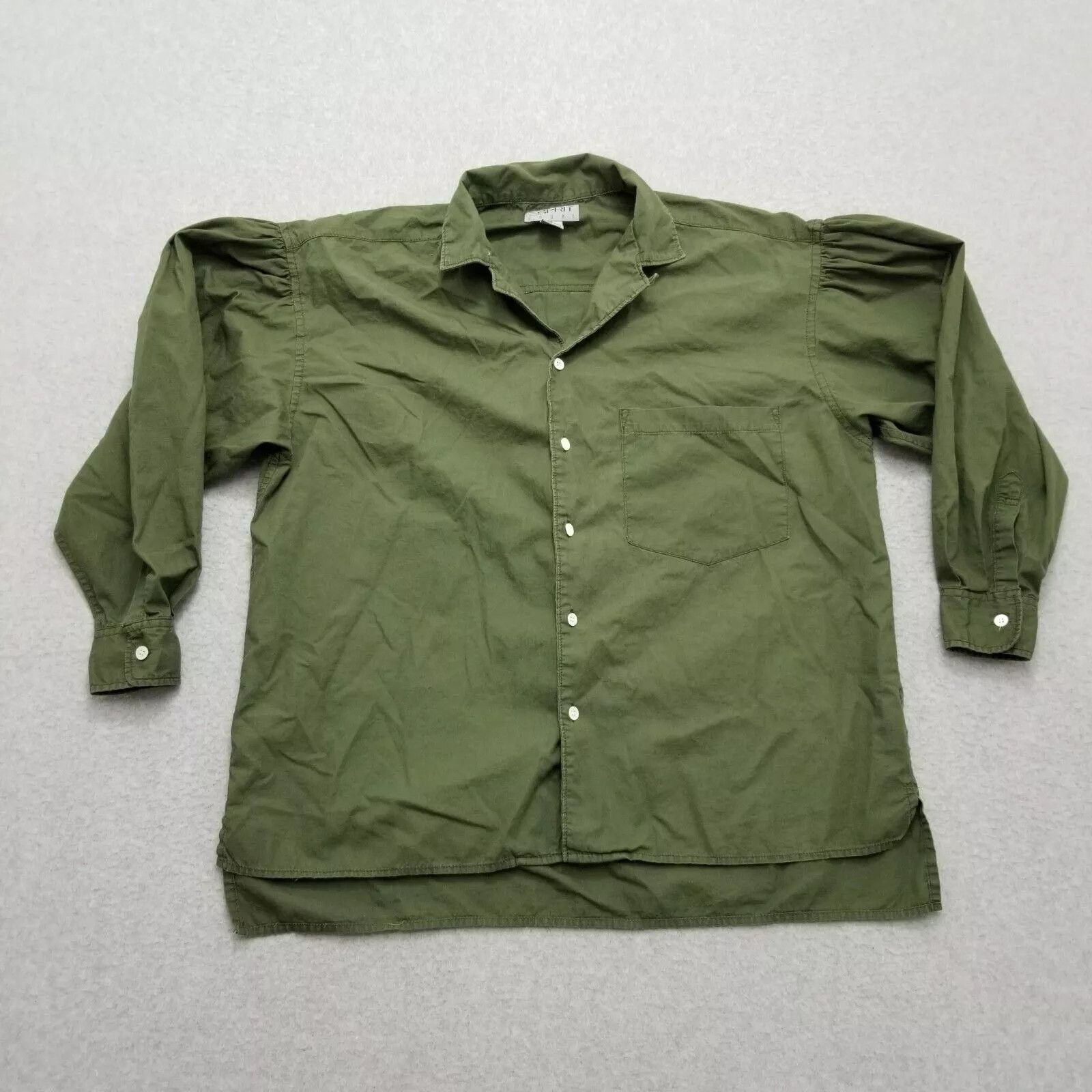 Esprit Esprit Shirt Womens Small Button Up Pocket Oversized Size S / US 4 / IT 40 - 1 Thumbnail