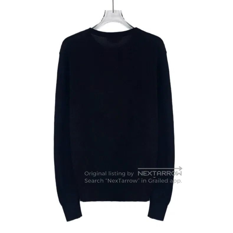 Alexander McQueen Alexander Mcqueen Black logo letter embroidery round neck Size US XS / EU 42 / 0 - 2 Thumbnail