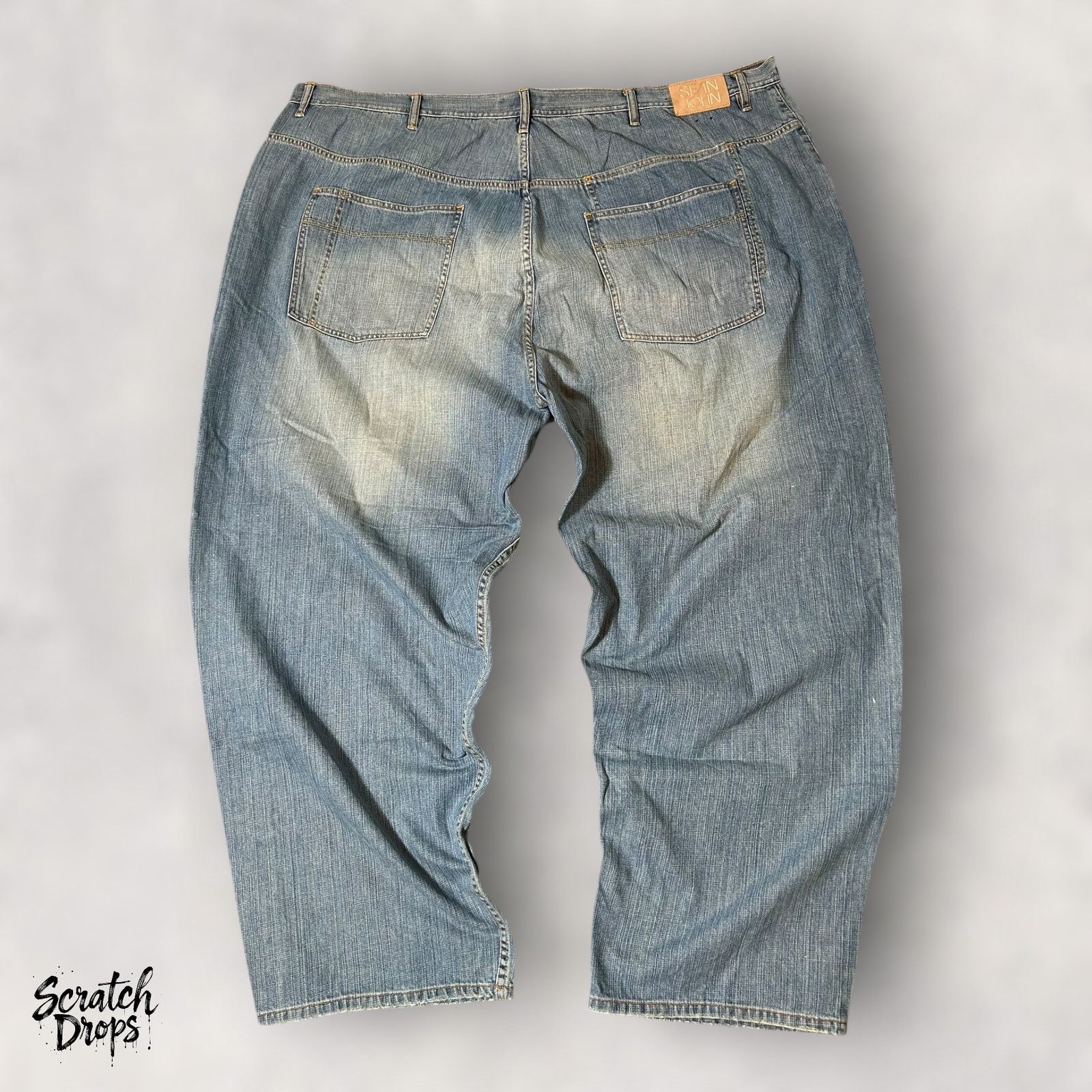 Sean John Sean John Men's Vintage Jeans W54 L32 Retro Denim Pants Big Size US 38 / EU 54 - 3 Thumbnail