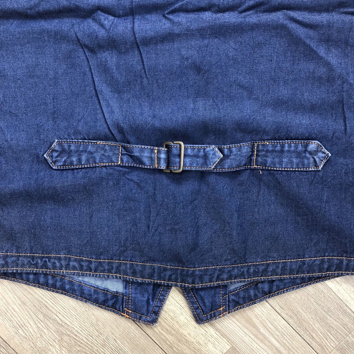Japanese Brand × Kenzo × Vintage Vintage Kenzo Jeans Asian Double Pocket Denim Vest Size M / US 6-8 / IT 42-44 - 12 Thumbnail
