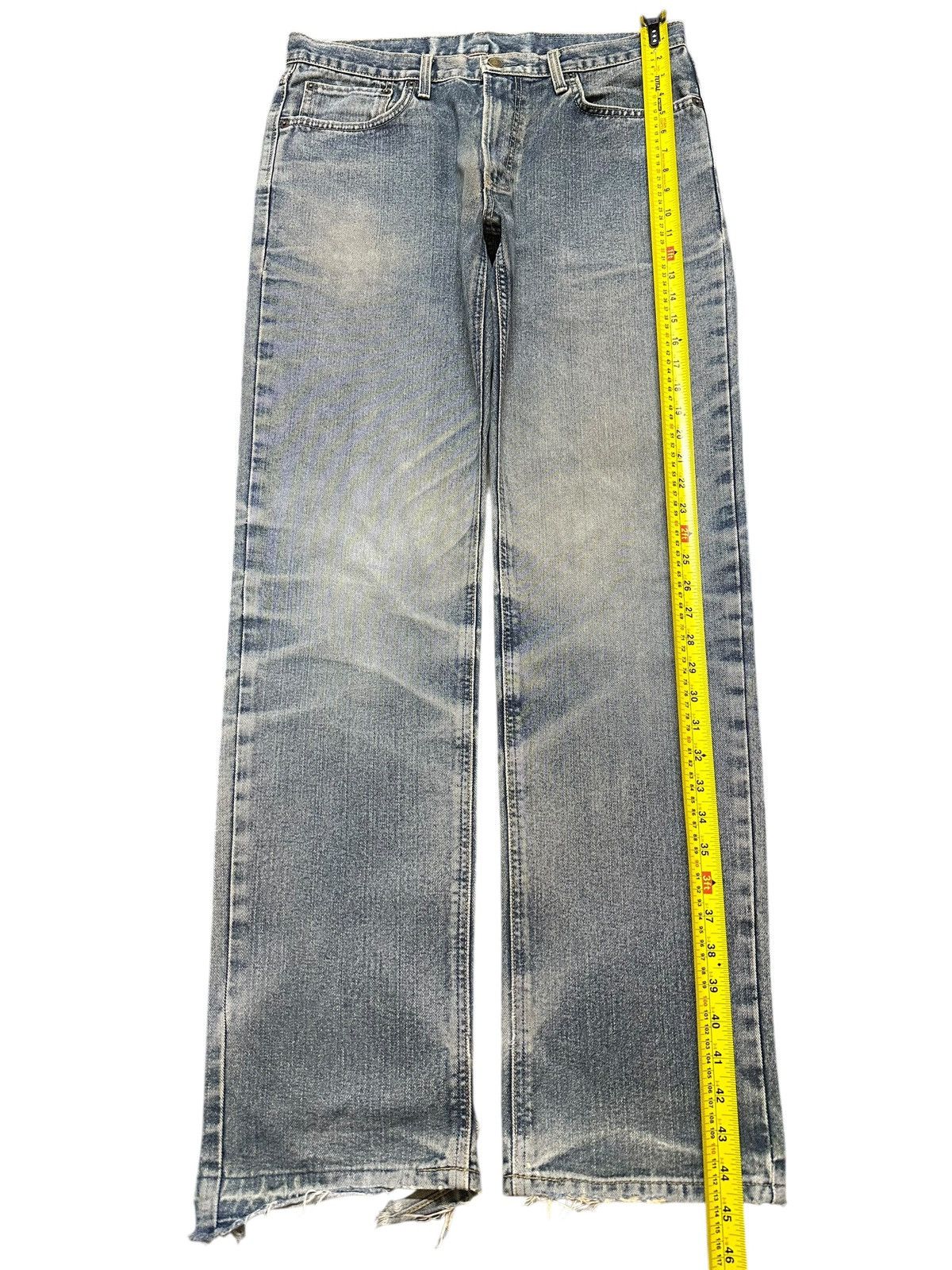 Edwin Vintage Japan Edwin 403 Blue Faded Clawmark Wash Style Jeans Size US 34 / EU 50 - 12 Thumbnail
