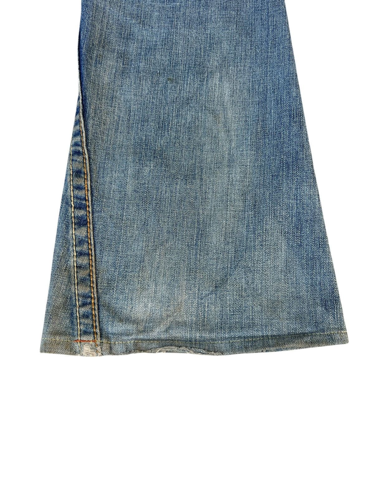 True Religion 2000s True Religion Joey Big T Dirty Mud Denim Flare Jeans Size US 33 - 21 Thumbnail