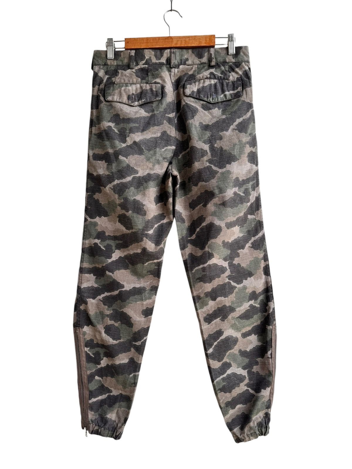 A.P.C. × Japanese Brand Vintage Woodland Camo APC zipper Leg Pants Size US 30 / EU 46 - 3 Thumbnail