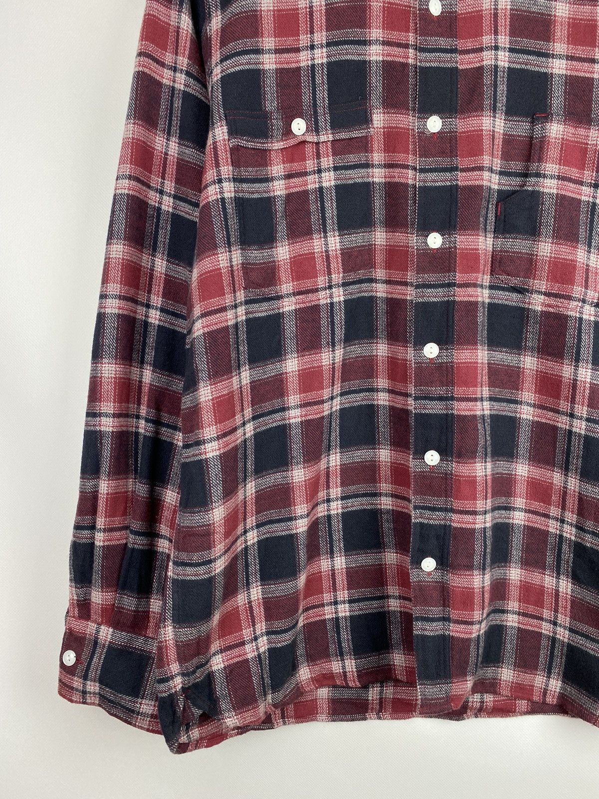 Pike Brothers Pike Brothers men’s long sleeve flannel checked shirt size M Size US M / EU 48-50 / 2 - 8 Thumbnail