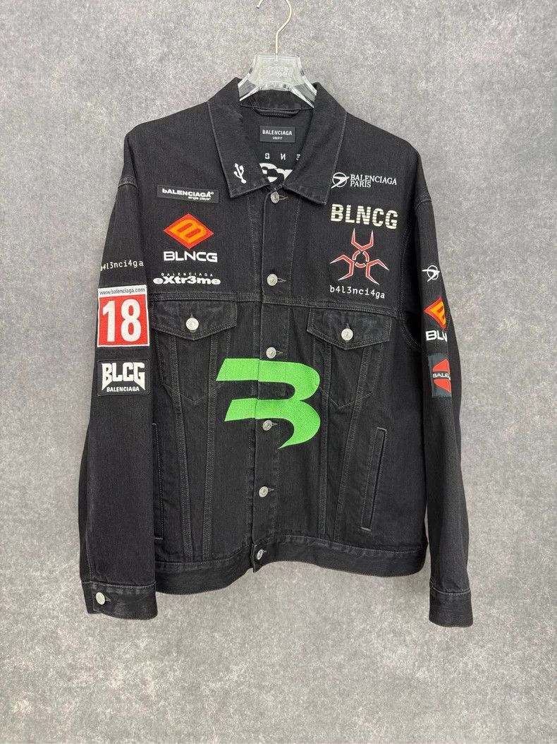 Balenciaga Balenciaga Game badge denim jacket Size US XS / EU 42 / 0 - 1 Thumbnail
