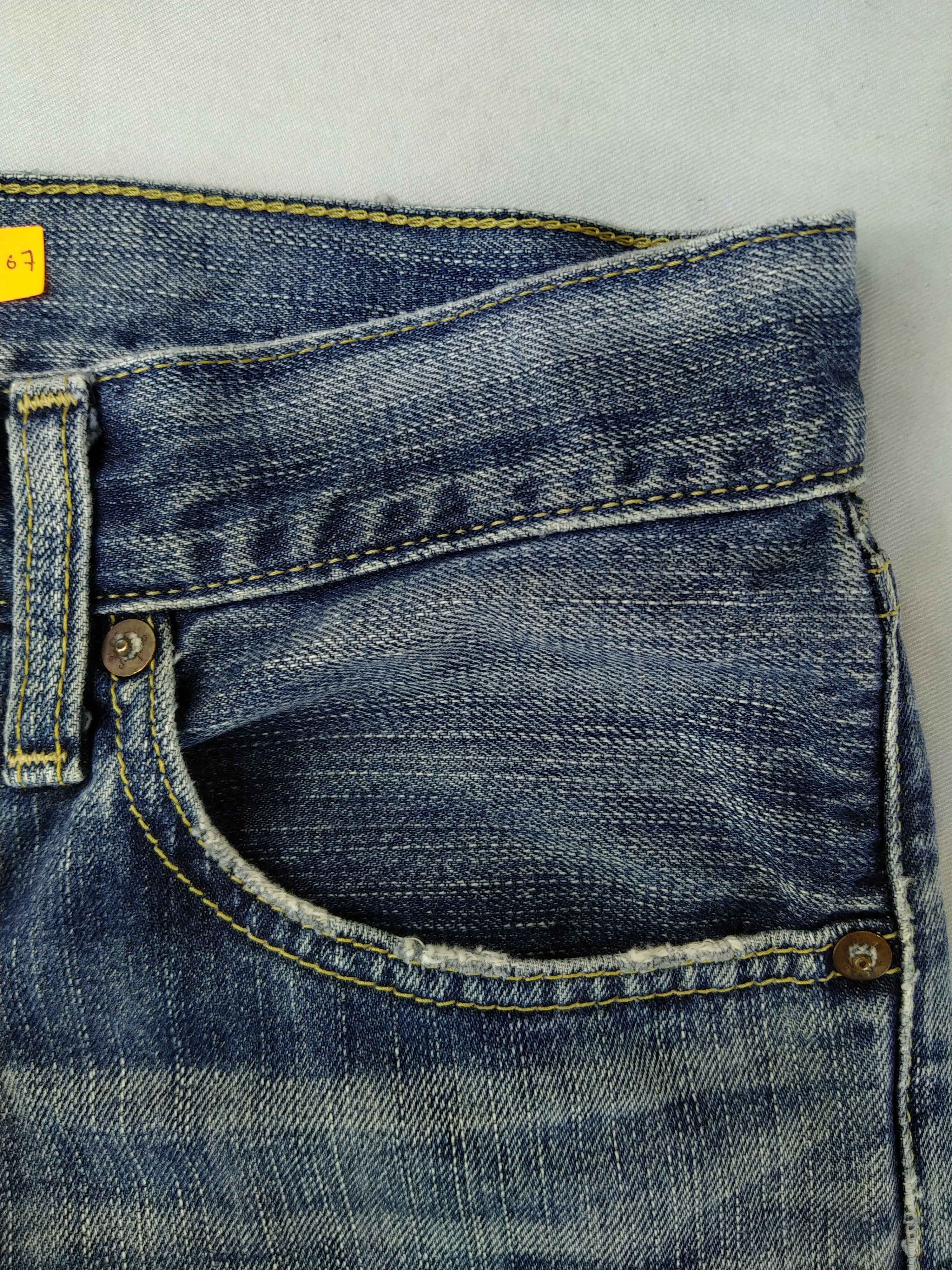 Levi's Blue Vintage Levi's 502 Distressed Ripped Denim -JN167 Size US 30 / EU 46 - 12 Thumbnail