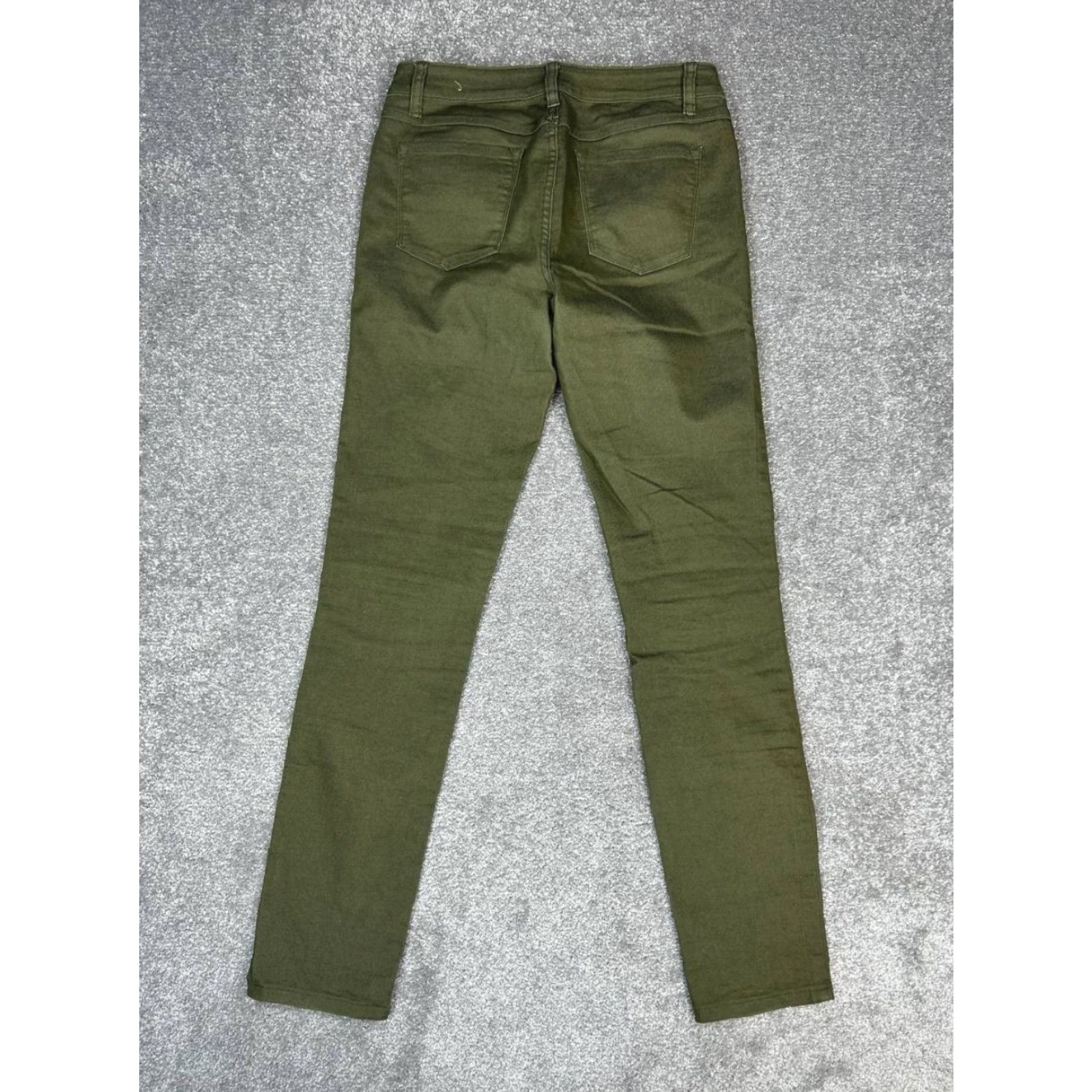 Prana Prana Jeans Womens 4 Green Denim Logo Cotton Stretch Mid Rise Straight Leg 30x31 Size 27" / US 4 / IT 40 - 2 Thumbnail