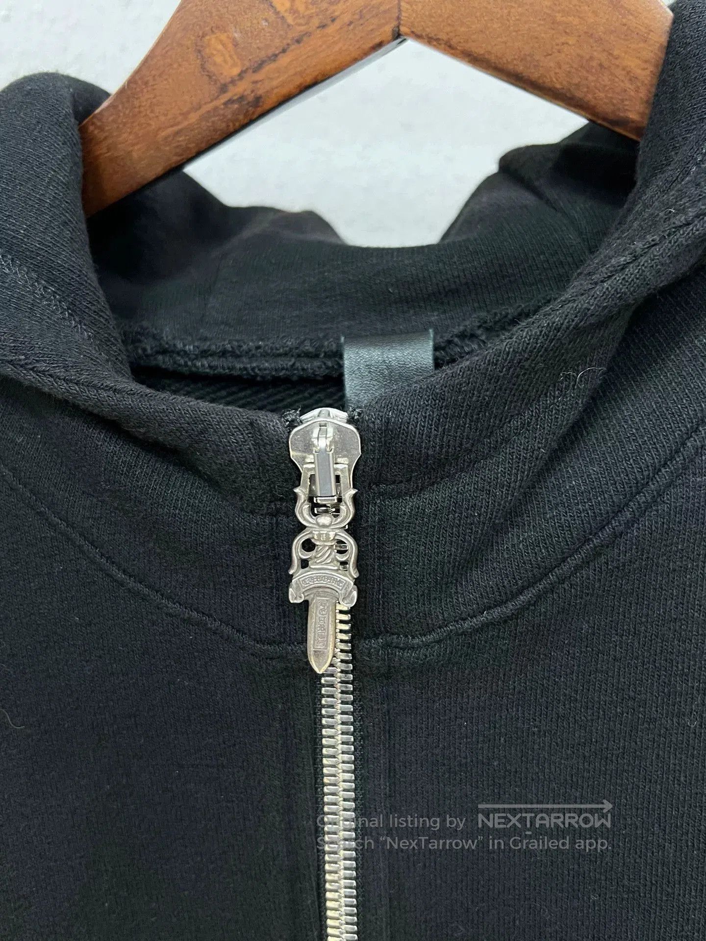 Chrome Hearts Chrome Hearts Sanskrit Leather Patch Hoodie. Size US L / EU 52-54 / 3 - 3 Thumbnail