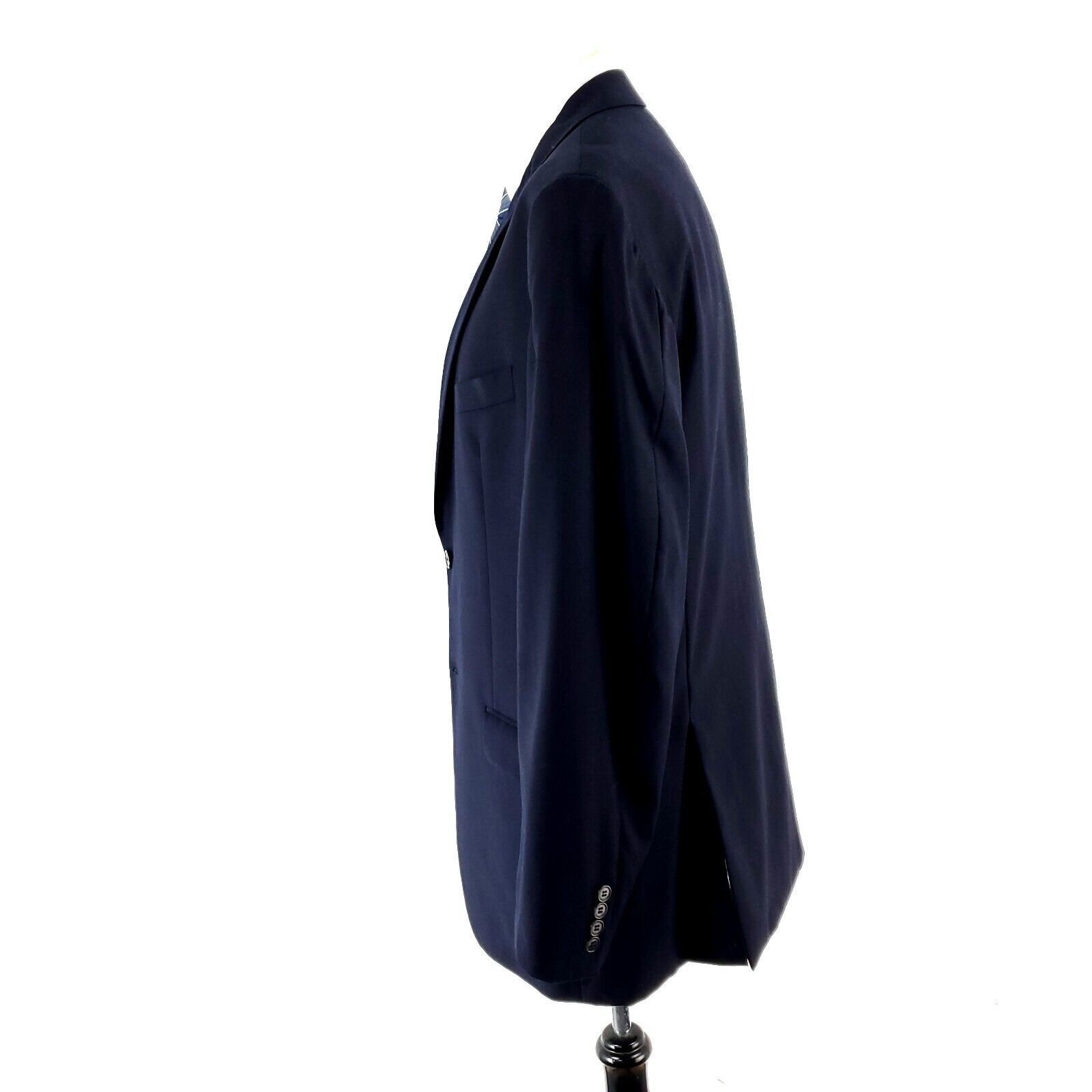 Joseph Abboud Joseph Abboud Profile Super 120s Wool 2 Button Blazer 42L Bl Size 42L - 4 Thumbnail