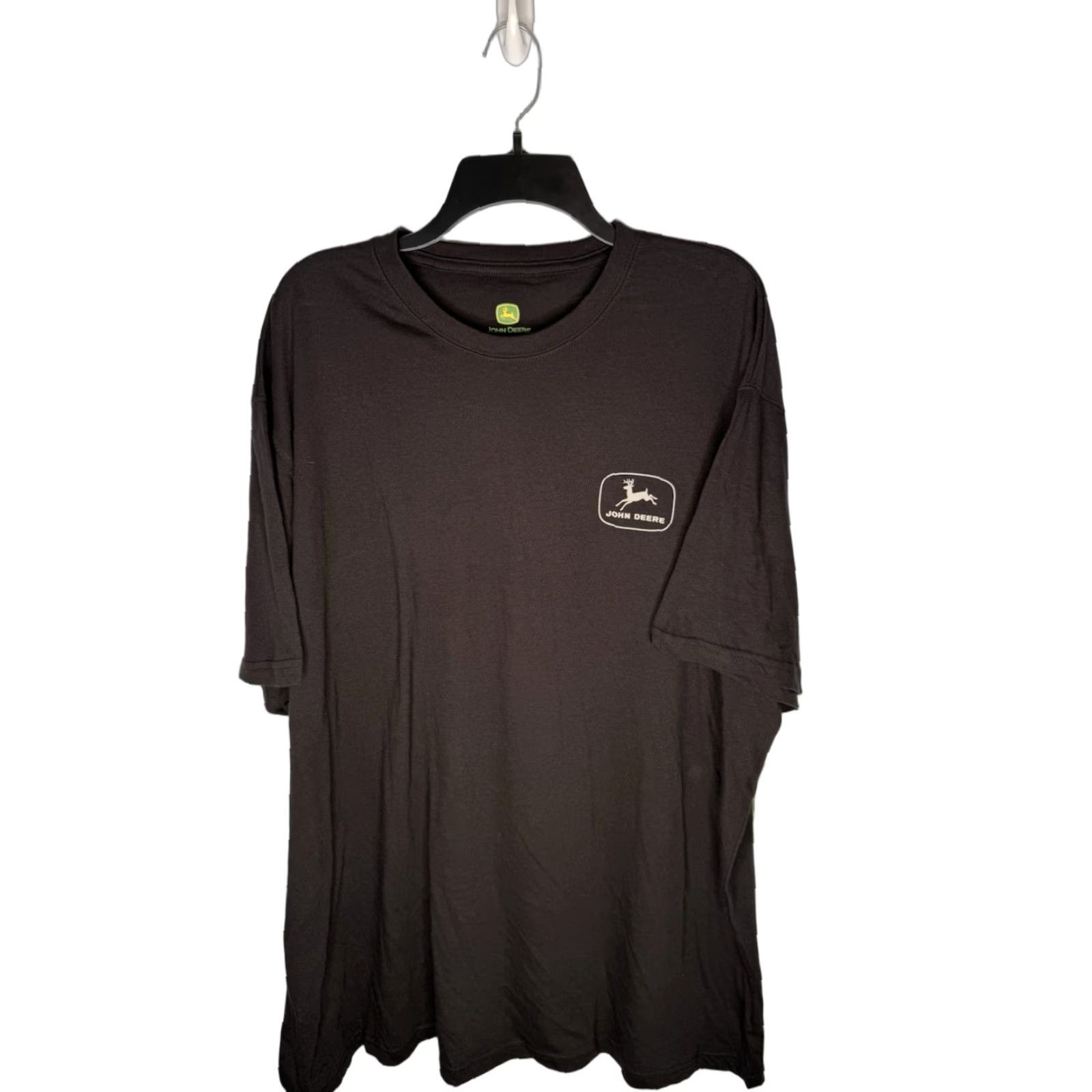 John Deere John Deere T Shirt Mens 3XL Black Logo Short Sleeve Crew Neck NWT Antiques Farming Vintage? Size US XXL / EU 58 / 5 - 1 Thumbnail