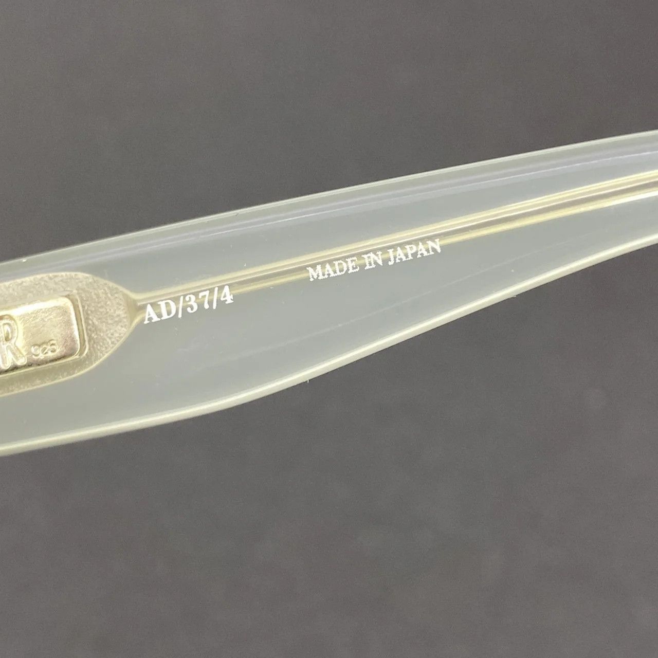 Ann Demeulemeester Ann Demeulemeester Transparent Sunglasses White and Grey Size ONE SIZE - 8 Thumbnail