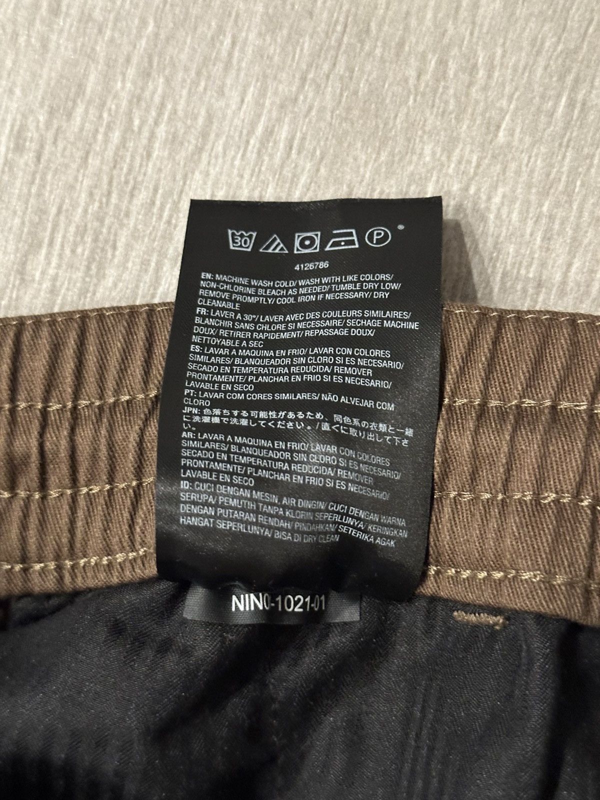 Volcom Volcom Frickin Elastic Waist 19" Chino Shorts Dark Earth L Size US 36 / EU 52 - 4 Thumbnail