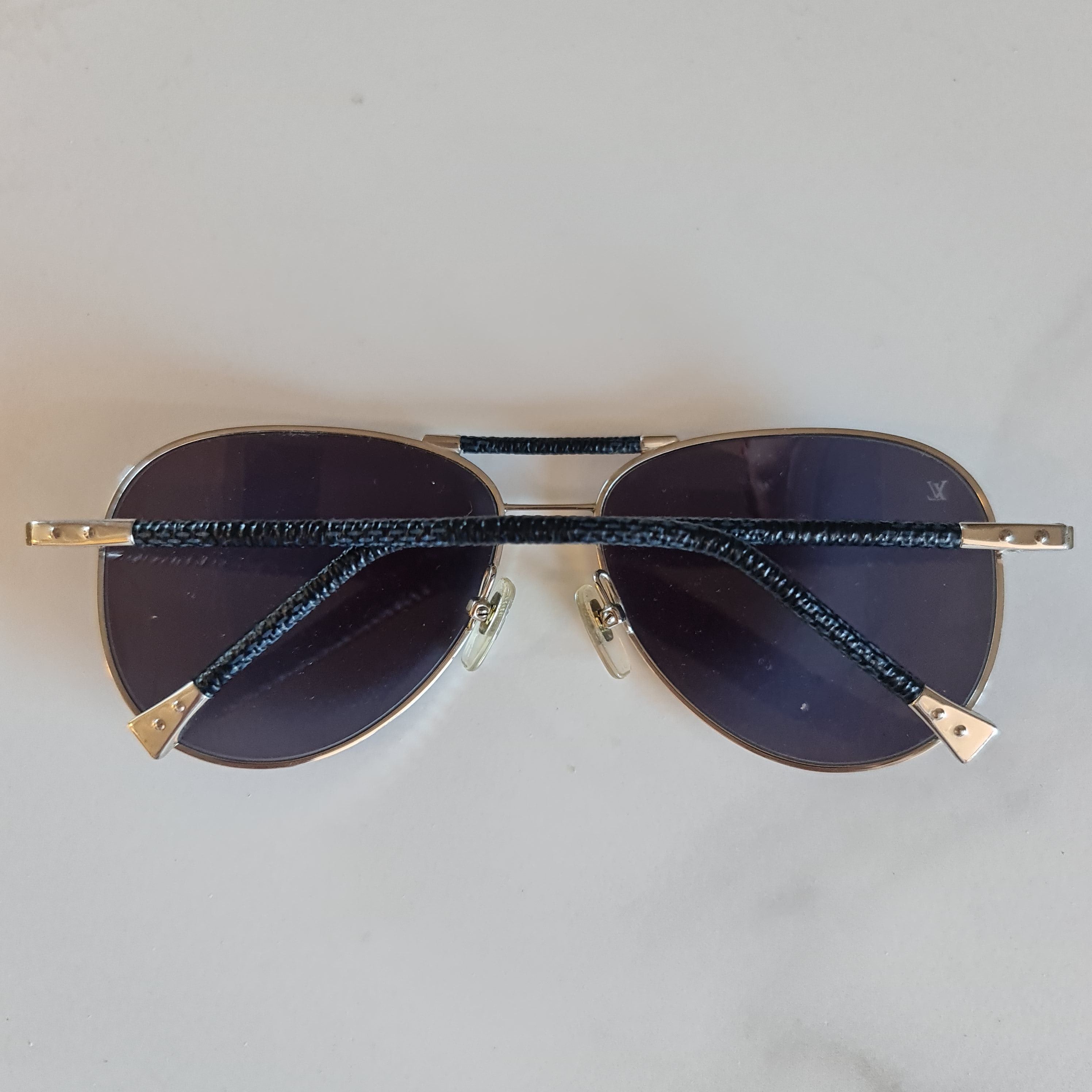 Louis Vuitton Blue Lense Conspiration Pilote Sunglasses