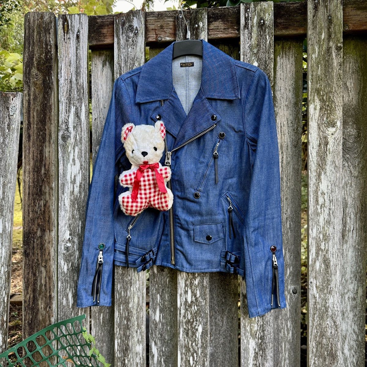 Kapital Storm Rider Stuffed Teddy Bear Biker studded jewel jacket Size US S / EU 44-46 / 1 - 2 Thumbnail