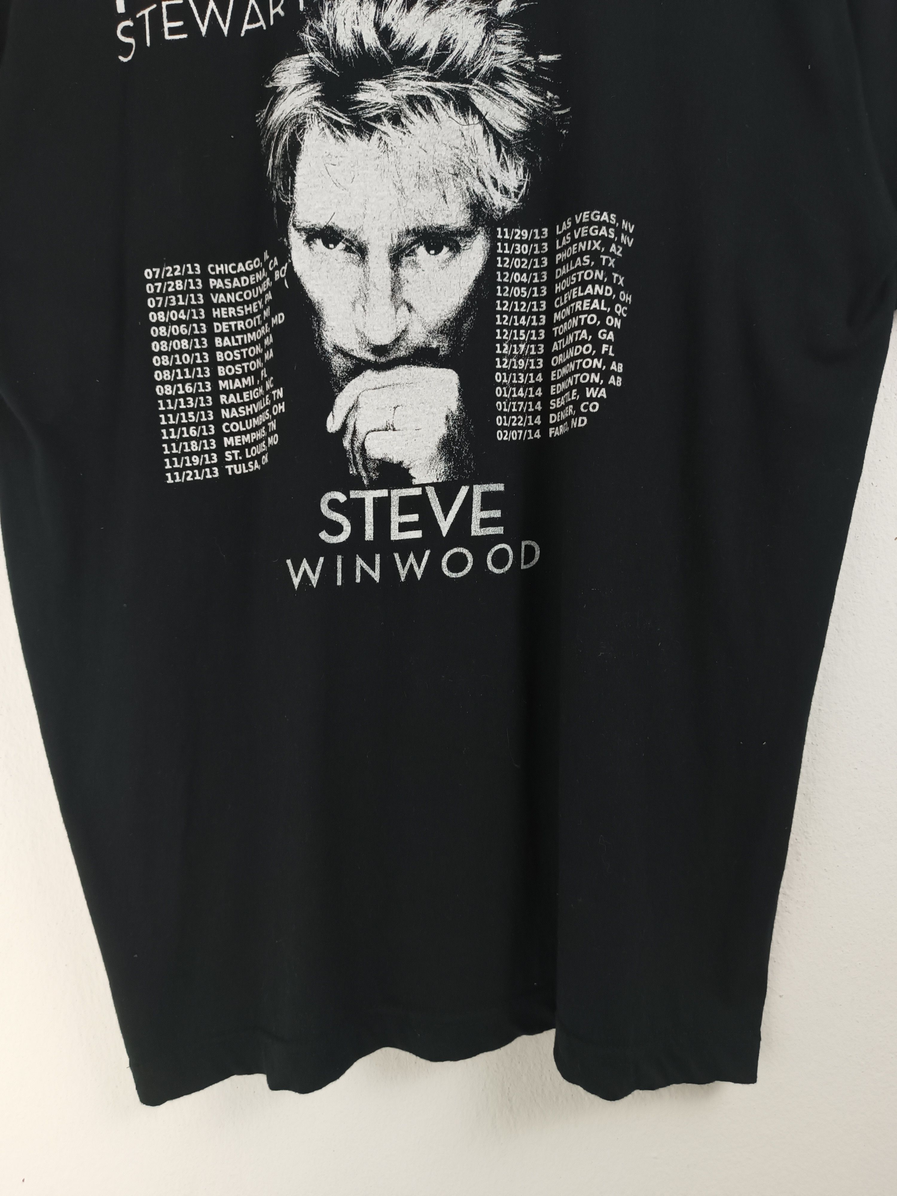 Band Tees VINTAGE '13 ROD STEWART USA CANADA TOUR TEE jagger sting Size US L / EU 52-54 / 3 - 14 Thumbnail