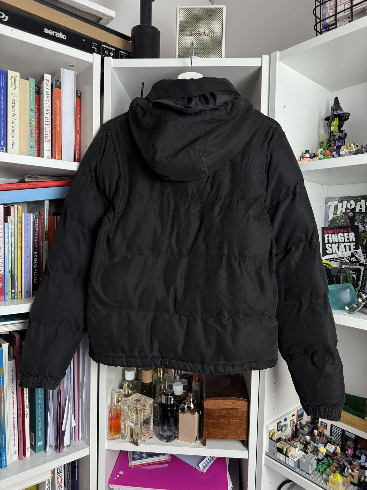 Hook-Ups × Santa Cruz Skateboards × Shorty's Skateboards Santa Cruz black down puffer jacket S skate streetwear blind Size S / US 4 / IT 40 - 2 Thumbnail