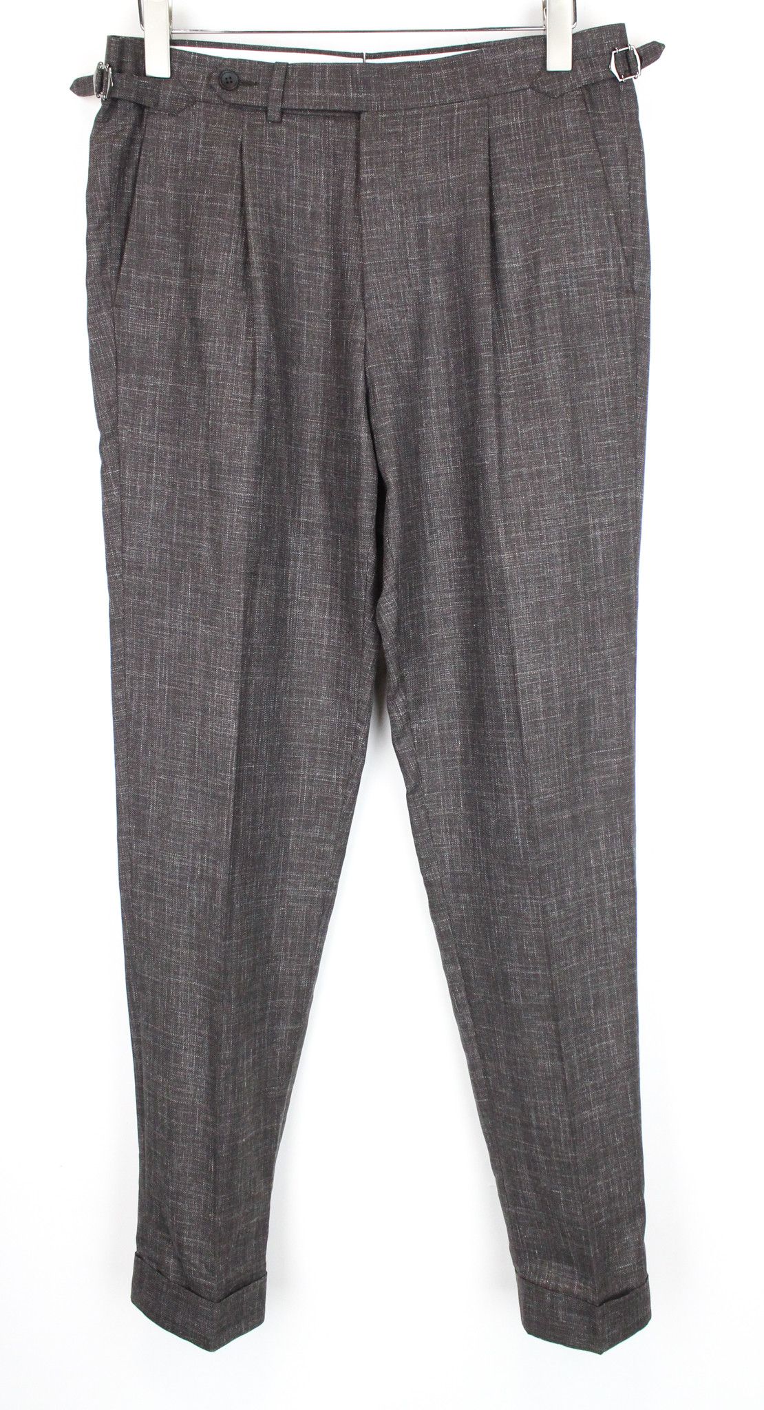 Suitsupply HAVANA UK38R Brown Wool Silk Linen Suit 66523 Size 38R - 7 Thumbnail