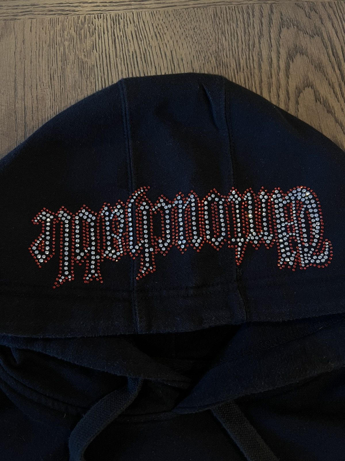 Other Rhinestone Skull Hoodie “Untouchable”, Black Size US L / EU 52-54 / 3 - 3 Thumbnail
