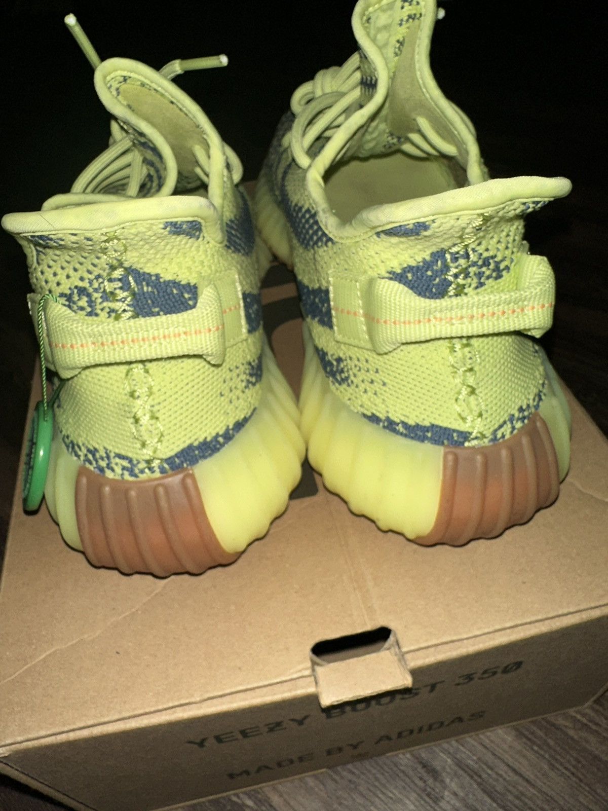 Adidas Adidas Yeezy Boost 350 V2 ‘Semi Frozen Yellow’ Size US 10.5 / EU 43-44 - 6 Thumbnail