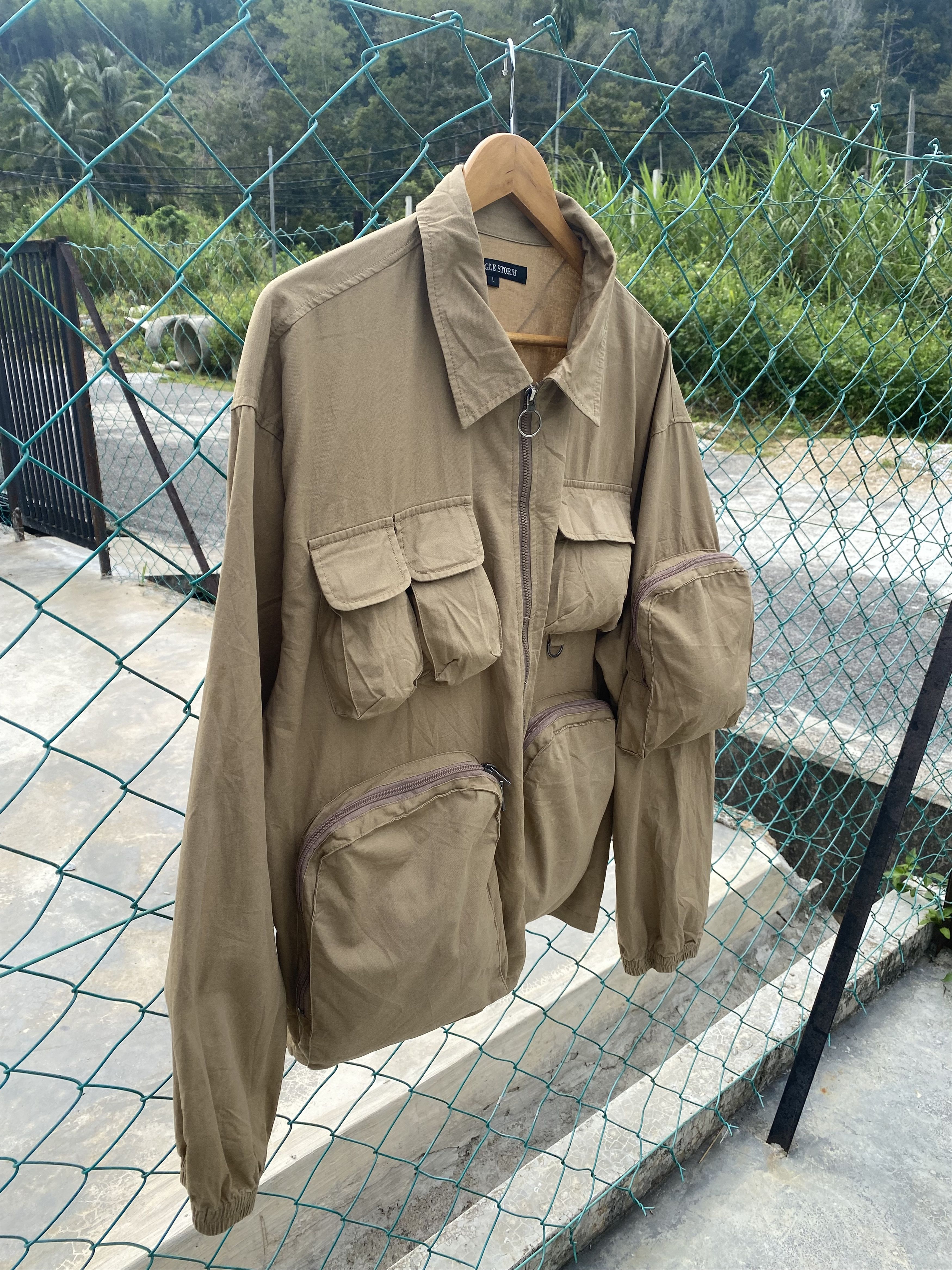 Japanese Brand Distressed Jungle Storm tactical jacket Size US L / EU 52-54 / 3 - 4 Thumbnail