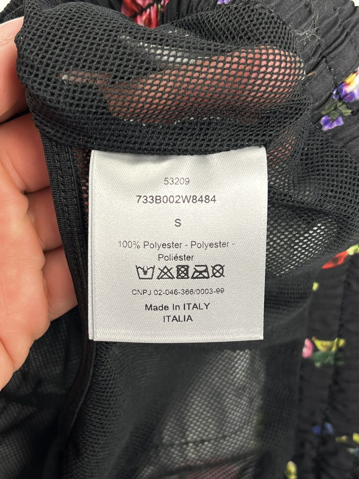 Dior FLORAL PRINT EMBROIDERED LOGO BLACK SWIMSHORTS Size US 30 / EU 46 - 11 Thumbnail