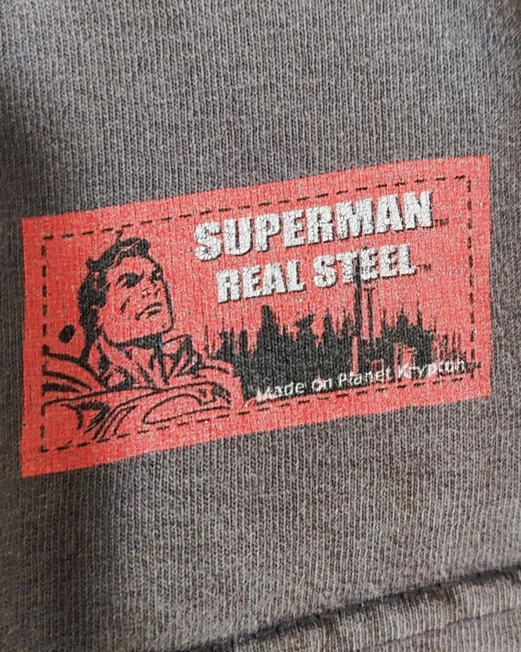 DC Comics × Marvel Comics × Vintage Vintage (c)2003 Superman Big Print Art Super Hero Tees Size US XL / EU 56 / 4 - 3 Thumbnail