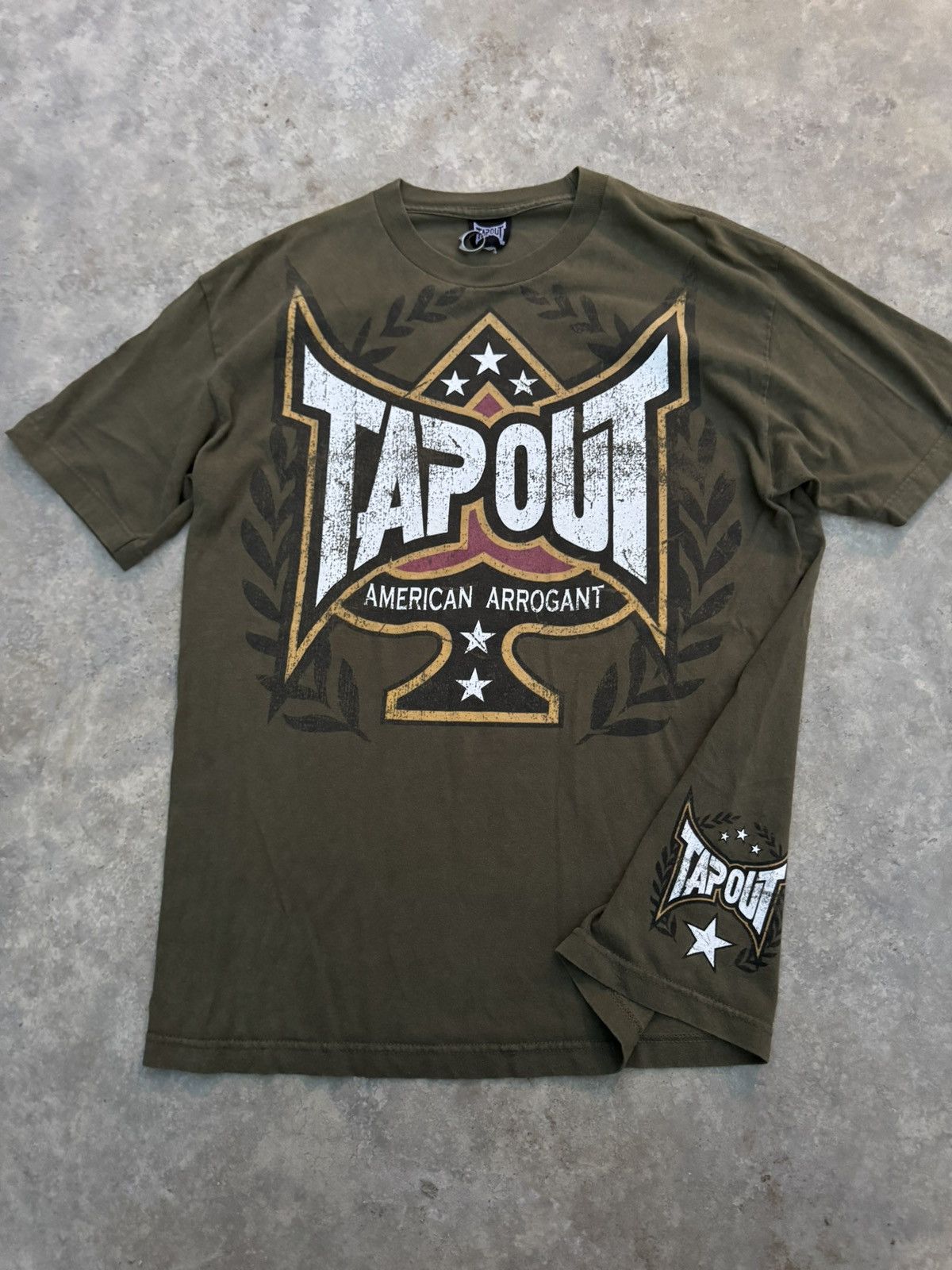 Tapout Tapout Army Green Color Y2k Tee Size US L / EU 52-54 / 3 - 1 Thumbnail