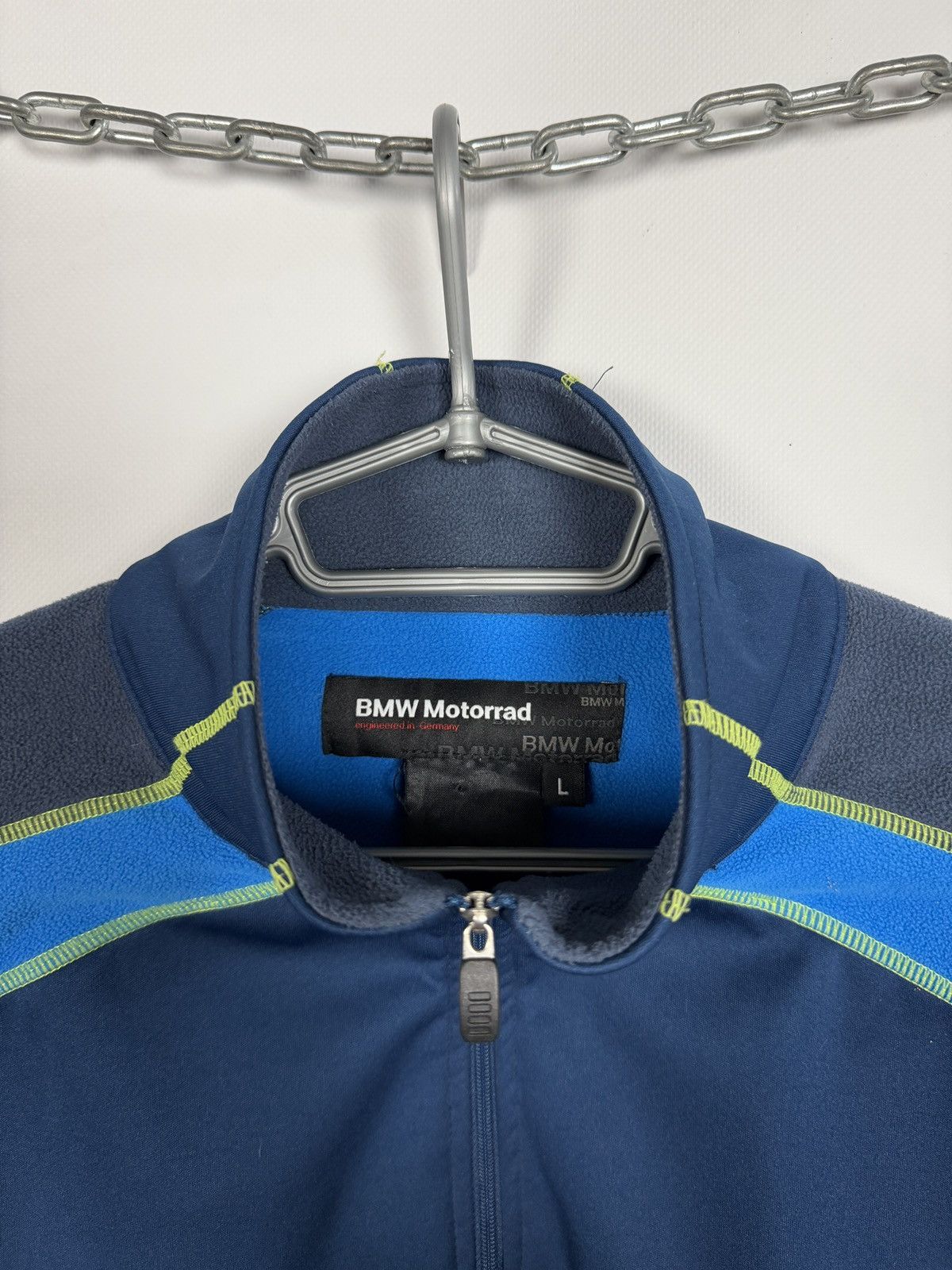 BMW Men’s BMW Motorrad 1/4 Zip Racing Fleece Jacket Moto Size L Size US L / EU 52-54 / 3 - 7 Thumbnail
