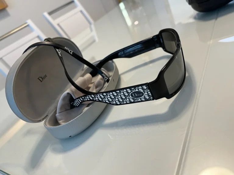 Dior Christian Dior Sunglasses Rubber 90s New Pop Shield Vintage Size ONE SIZE - 2 Thumbnail