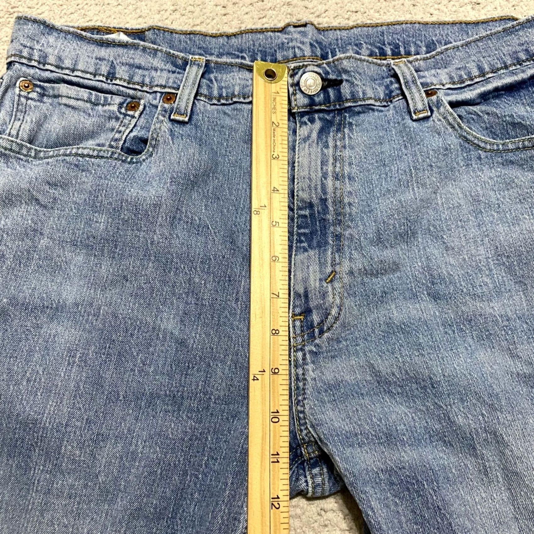 Levi's Levi'S Jeans Mens 36 Blue 36x30 Denim Wash Athletic Straight Mid Rise Size US 36 / EU 52 - 7 Thumbnail
