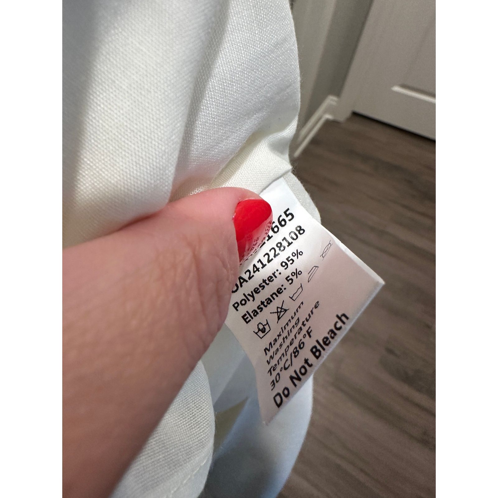 Other Commense Women's White Embroidered Hem Zip Solid Midi Skirt Size 26" / US 2 / IT 38 - 8 Thumbnail