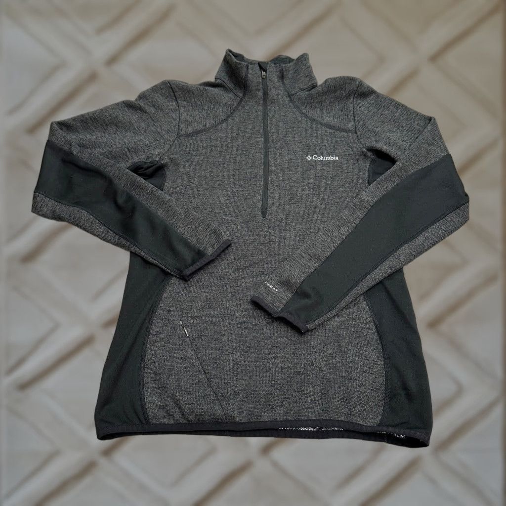 Vintage Columbia Jacket Women S Gray Black Omni Heat Omni-Wick Evap Cuerpo Thermo II Size S / US 4 / IT 40 - 1 Thumbnail