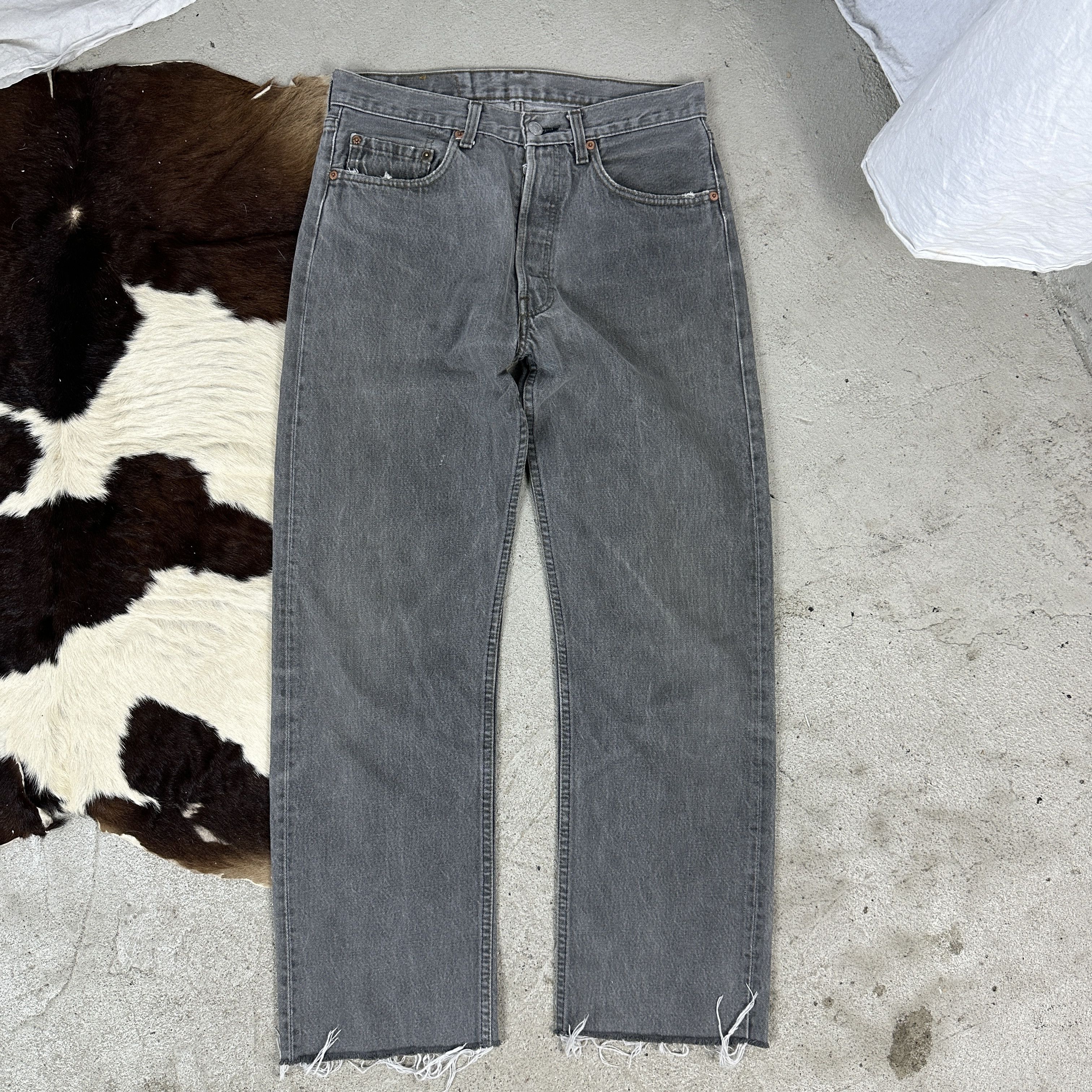 Levi's × Vintage Vintage Denim Levi’s 501 90s Washed&Faded Jeans Size US 32 / EU 48 - 3 Thumbnail