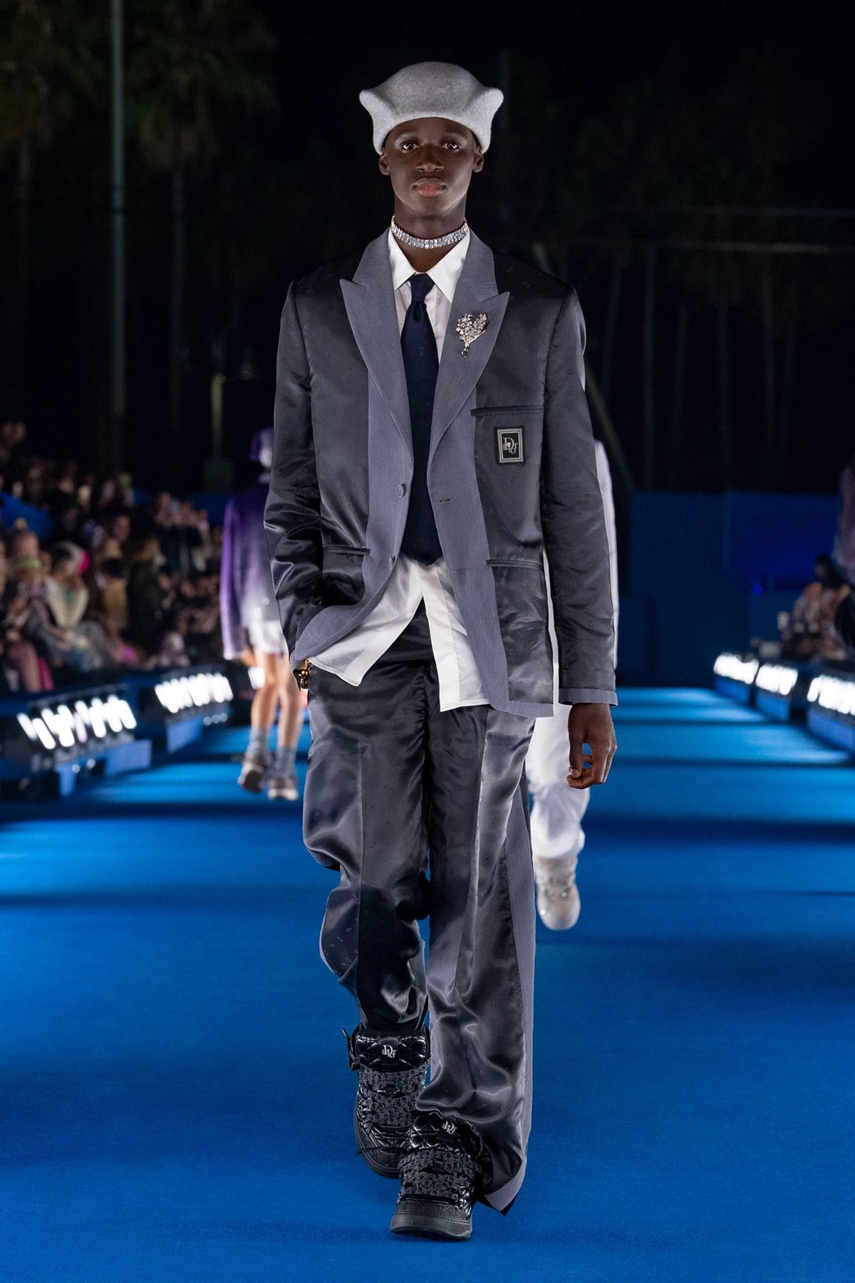 Dior o1bcso1str1224 Erl Jacket in Deep Grey Size US XS / EU 42 / 0 - 4 Thumbnail