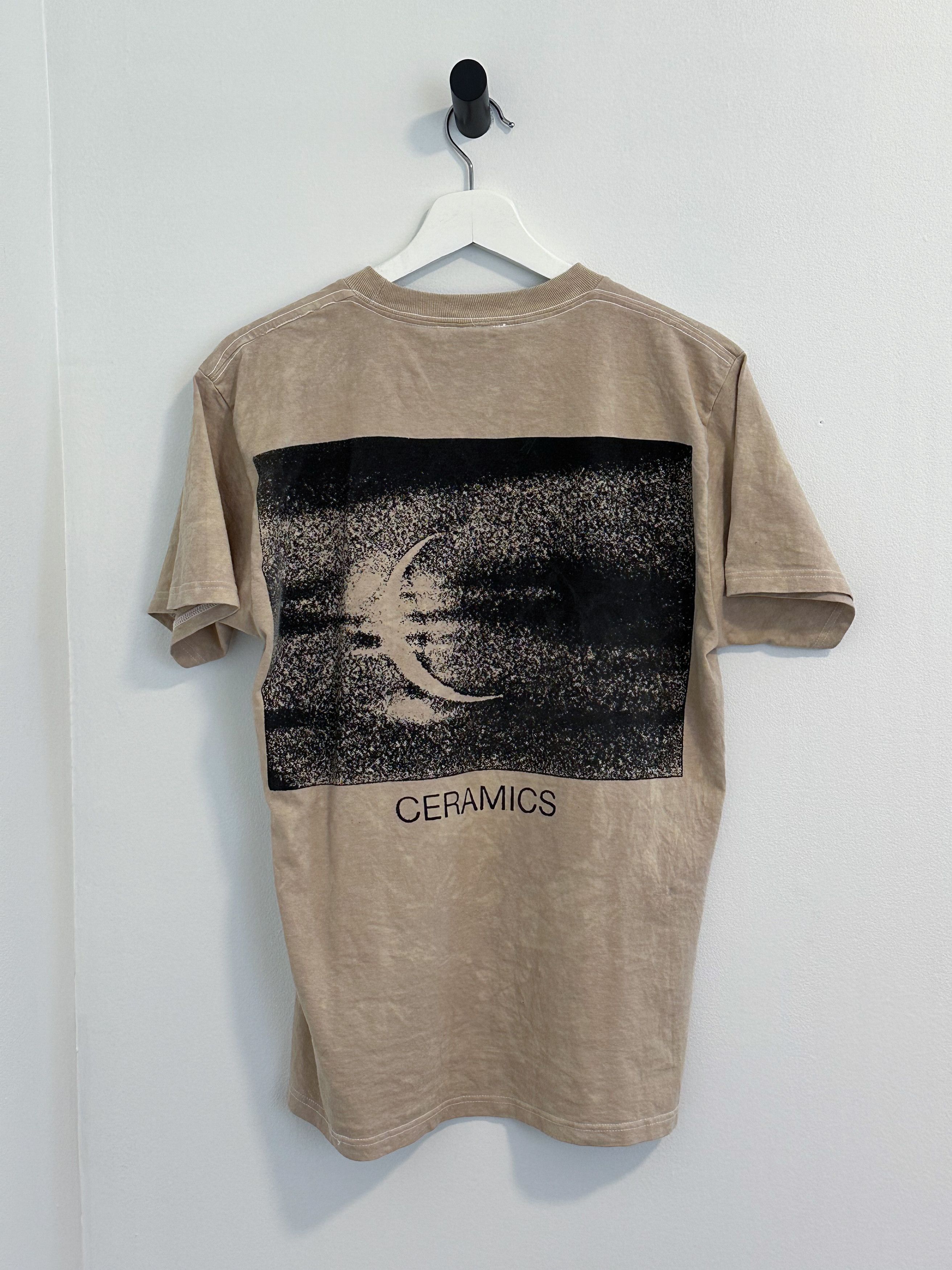 Online Ceramics Online Ceramics Earth Moon Logo Tee - Stonewashed Tan (M) Size US M / EU 48-50 / 2 - 2 Thumbnail