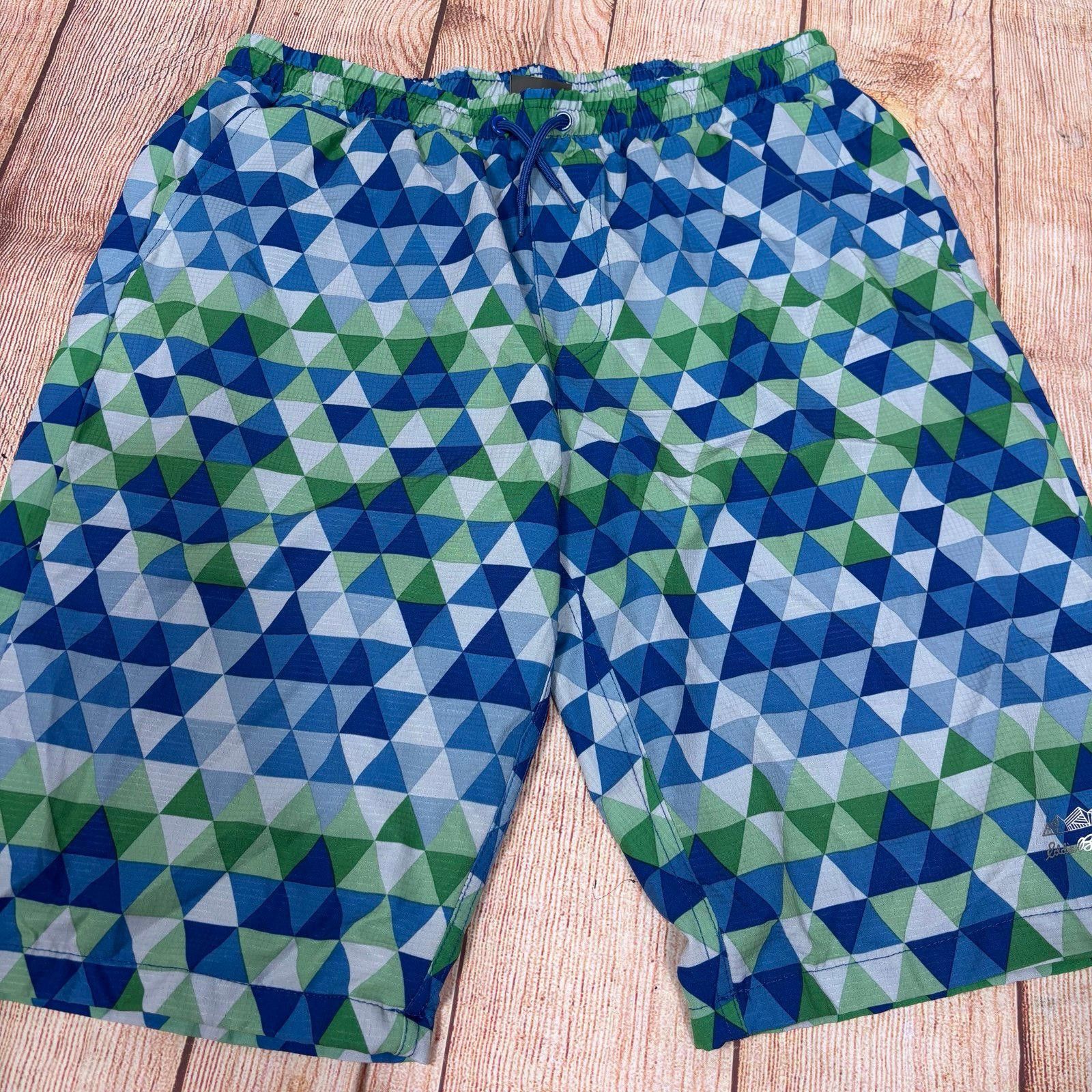 Eddie Bauer Eddie Bauer Boys XL (18/20) Geometric Pattern Swim Shorts Size US 26 / EU 42 - 1 Thumbnail