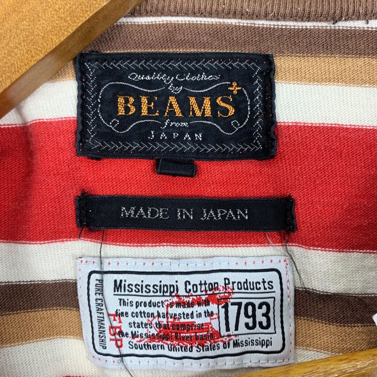 Beams Plus BEAMS PLUS x MISSISSIPPI Japanese Brand Pocket Tshirt Size US M / EU 48-50 / 2 - 5 Thumbnail
