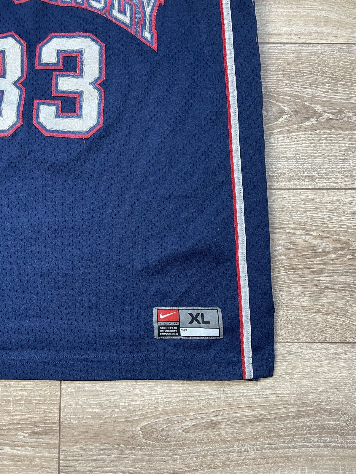 NBA × Nike × Vintage RARE VINTAGE NBA Nike New Jersey Nets Stephon Marbury Size US XL / EU 56 / 4 - 2 Thumbnail