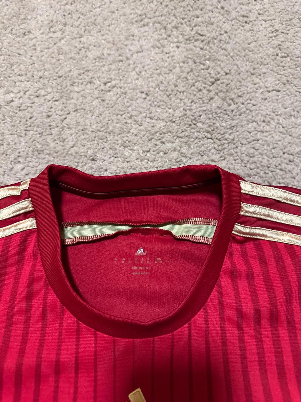 Adidas 2014-15 Spain Home Adidas Football shirt Soccer Jersey Size US XL / EU 56 / 4 - 4 Thumbnail