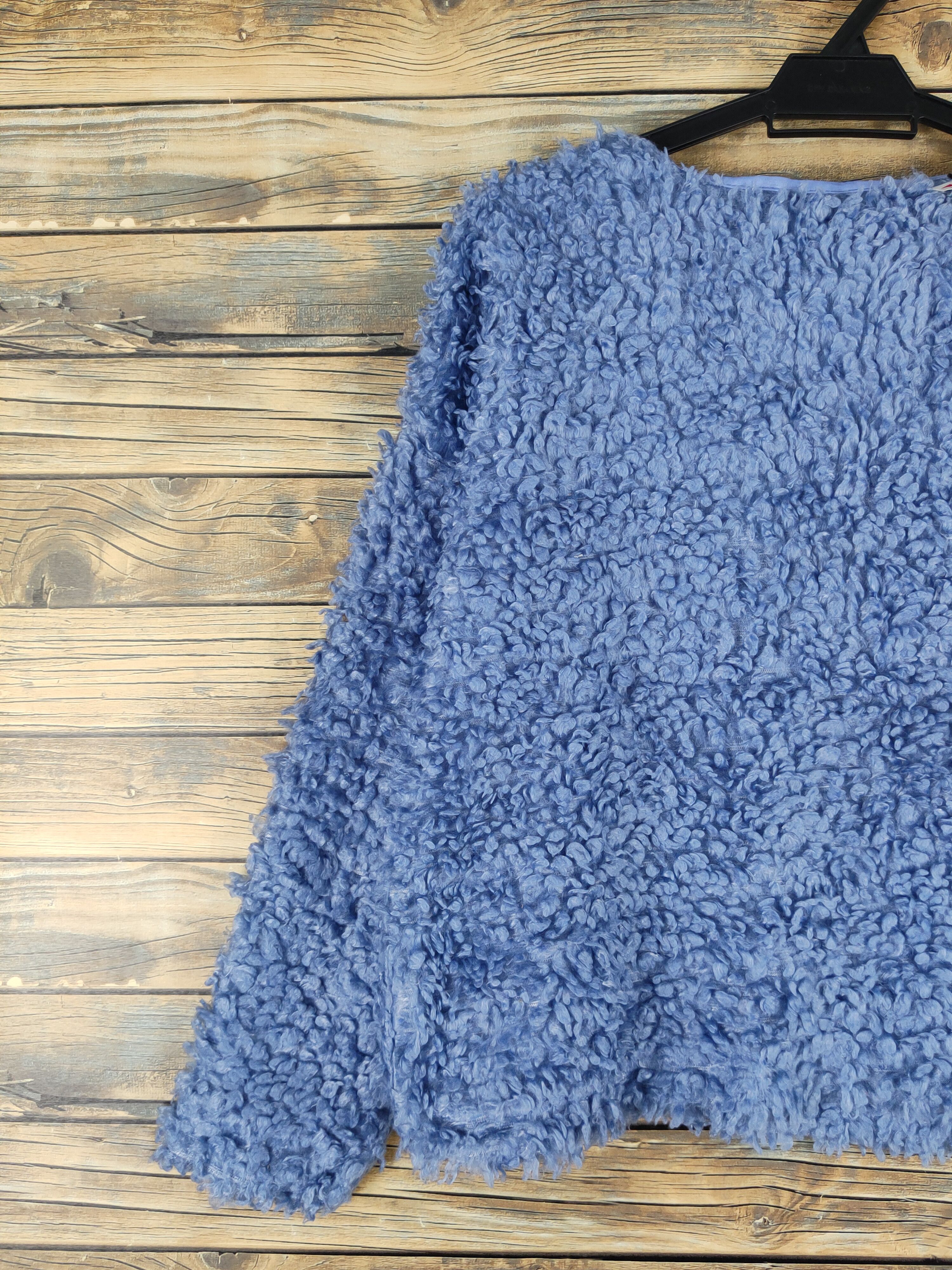 Japanese Brand × Vintage Japanese Brand Blue Fur shaggy Mohair Knitwear #W1347 Size M / US 6-8 / IT 42-44 - 8 Thumbnail