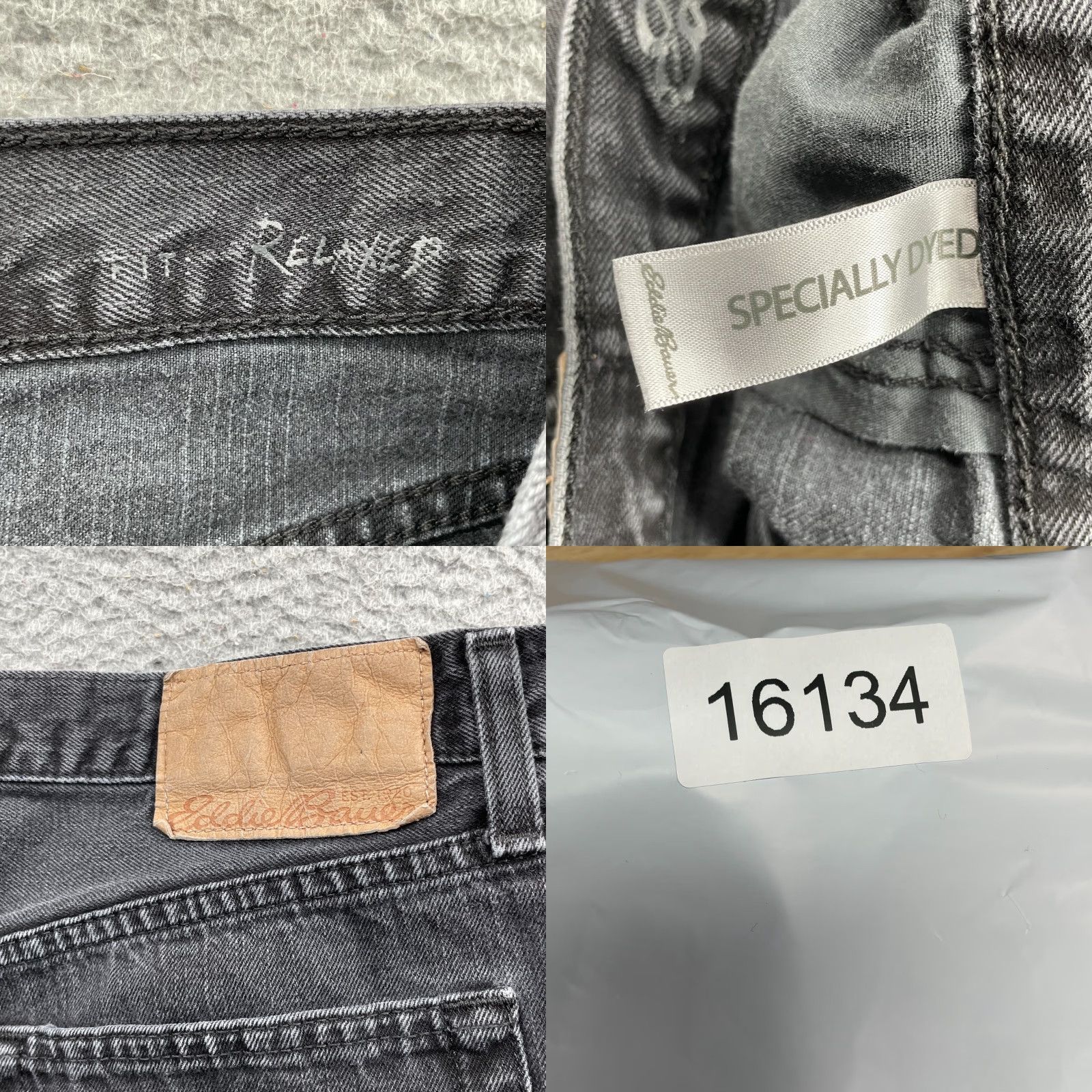 Eddie Bauer Eddie Bauer Jeans Mens 34x30* Black USA Classic Straight 90's Workwear Rodeo Y2K Size US 34 / EU 50 - 8 Thumbnail