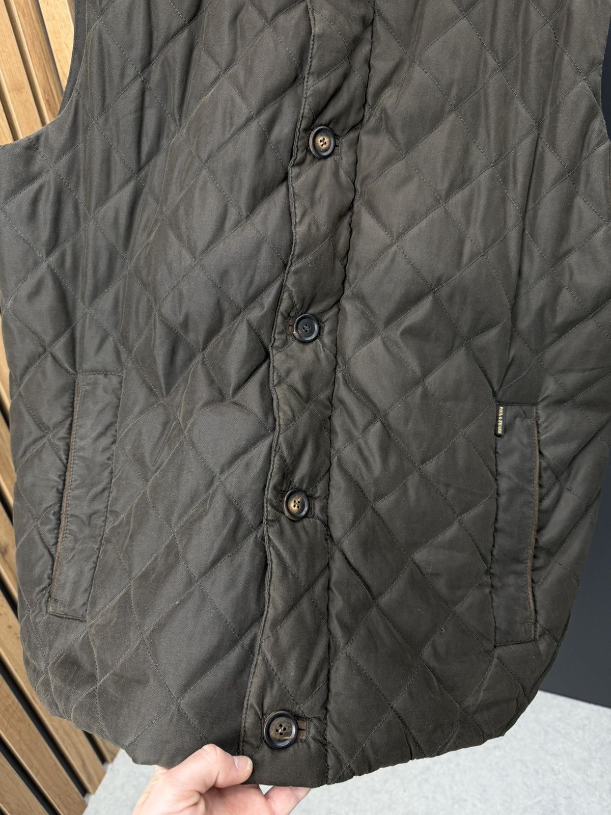 Paul & Shark Paul & Shark Yachting Quilted Vest Brown Mens Size L Size US L / EU 52-54 / 3 - 6 Thumbnail