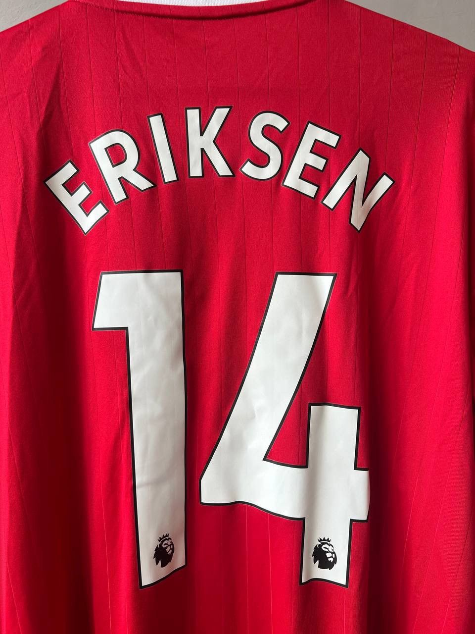 Adidas 2022/23 MANCHESTER UNITED #14 ERIKSEN HOME SOCCER JERSEY L Size US L / EU 52-54 / 3 - 14 Thumbnail