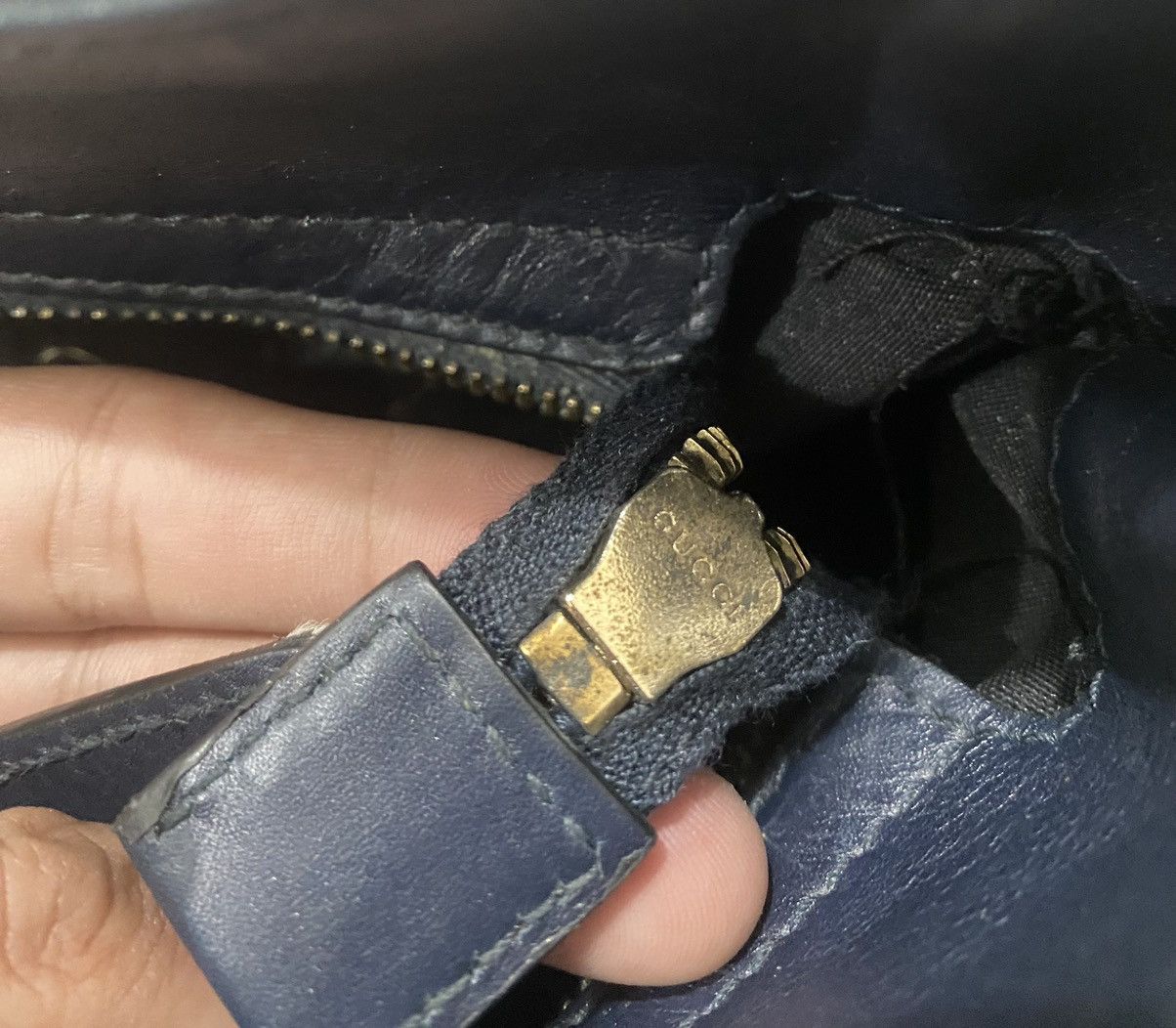Gucci Gucci GG Supreme Navy Blue Size ONE SIZE - 5 Thumbnail