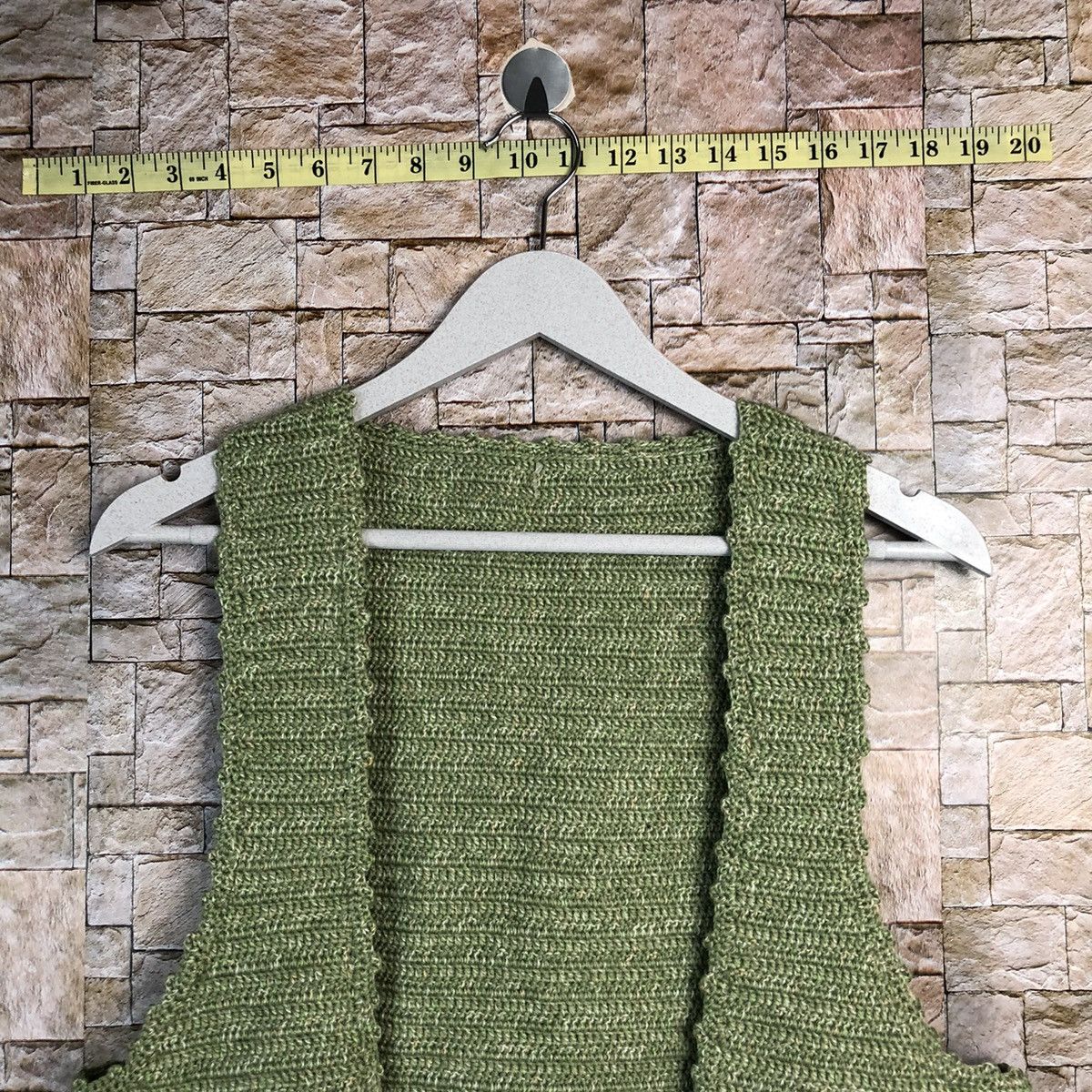 Homespun Knitwear Japanese Brand Green knitwear Vest #A269 Size US S / EU 44-46 / 1 - 4 Thumbnail