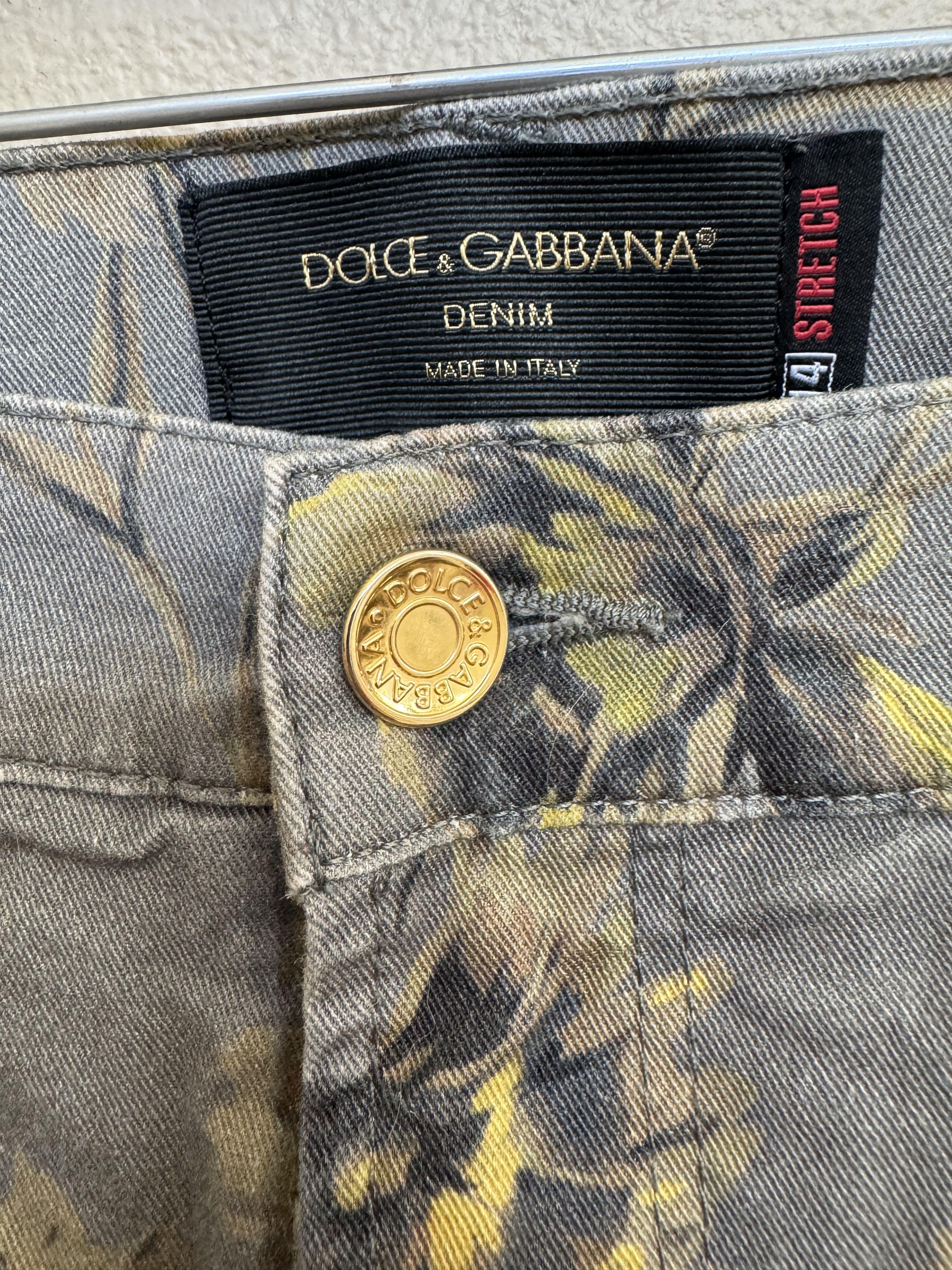Dolce & Gabbana Dolce & Gabbana Multi-floral Print Jeans Pants Size 50 Size US 34 / EU 50 - 5 Thumbnail