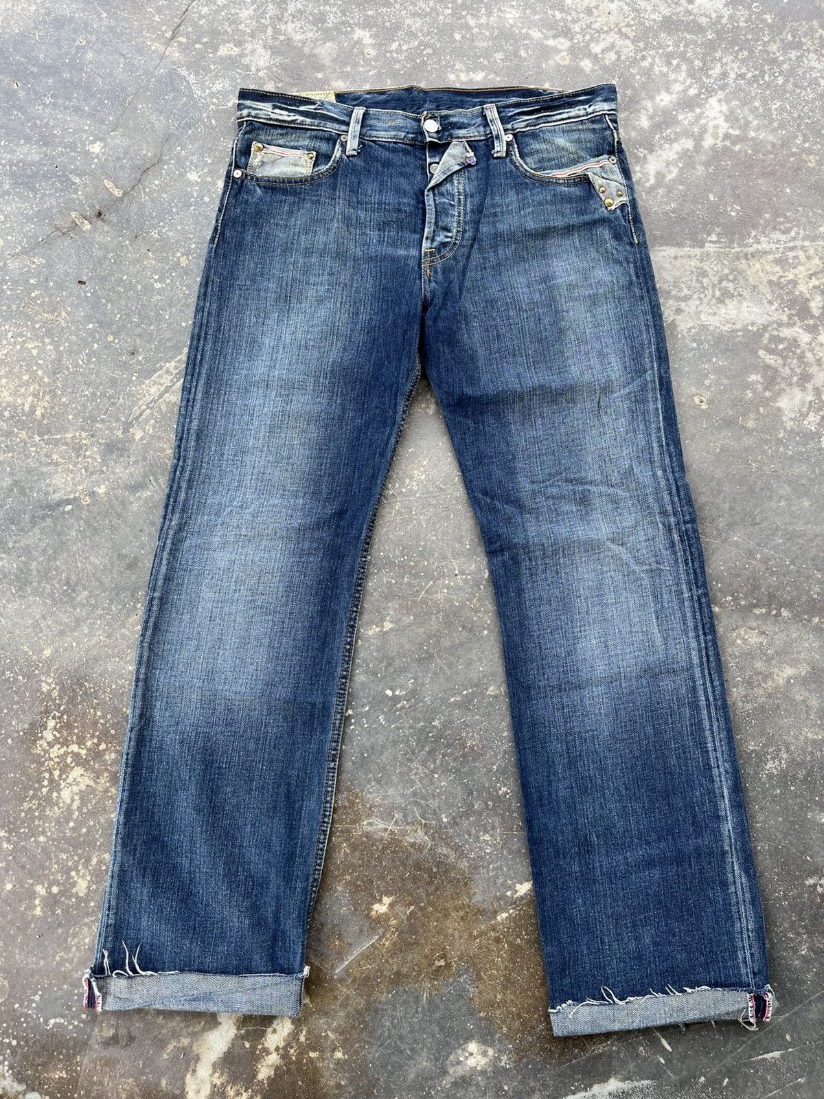 If Six Was Nine × Japanese Brand × Vintage Vintage Selvadge Japan Rags Jeans Size US 34 / EU 50 - 3 Thumbnail